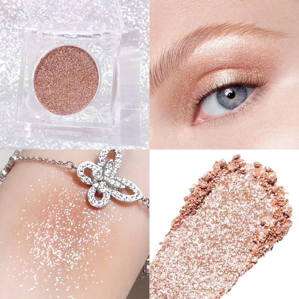 Paleta de Sombra de Ojos CAKAILA Brillante Rosa Champagne 17.8g