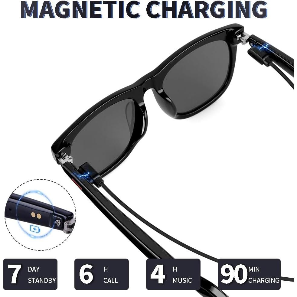 Gafas Inteligentes Bluetooth E10-C Unisex con Música y Asistente