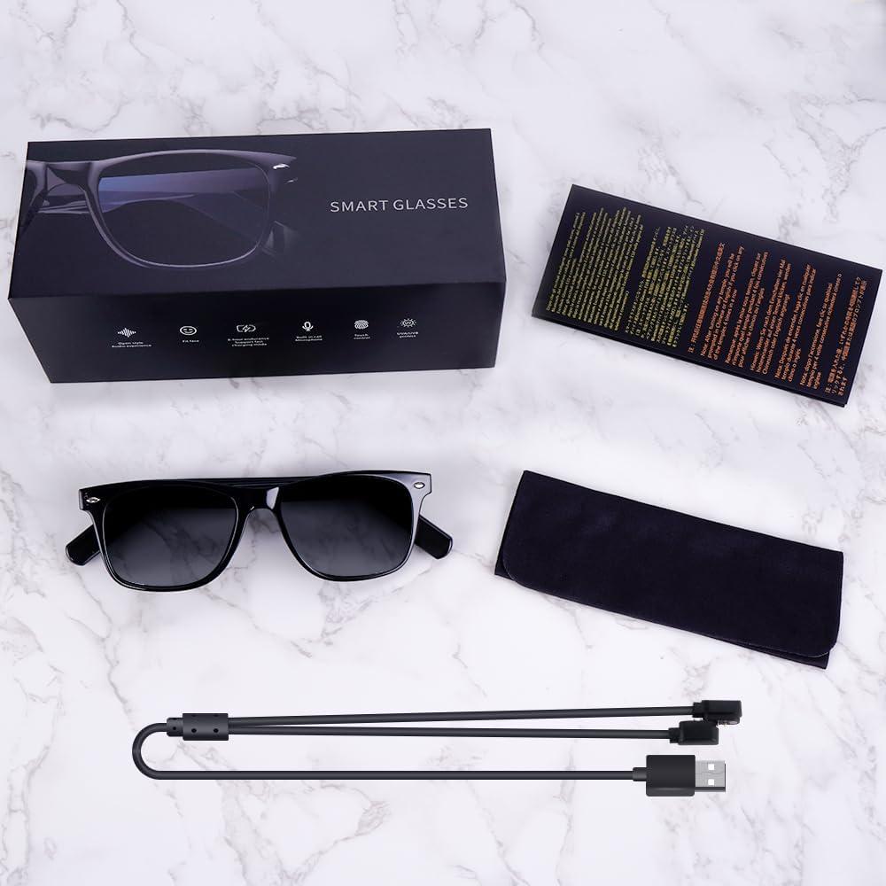 Gafas Inteligentes Bluetooth E10-C Unisex con Música y Asistente