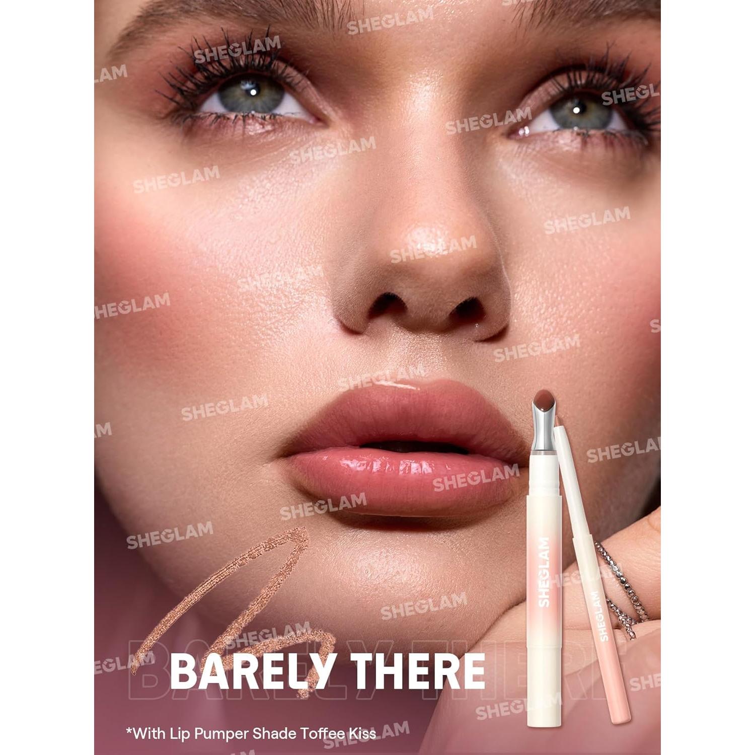 Lápiz Labial Voluminizador SHEGLAM Bold Booster Casi Invisible