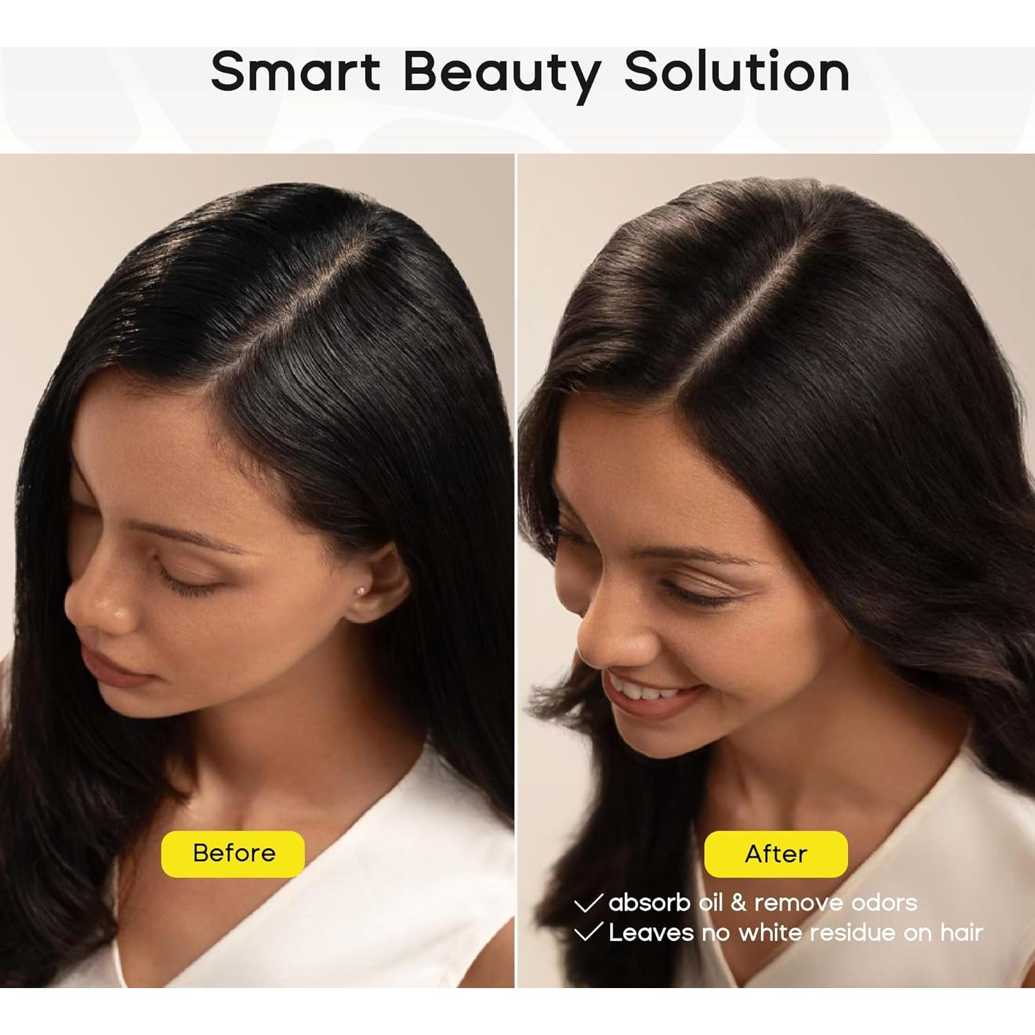 Champú Seco HALOVIDA 60 ml para Mujeres - Sin Residuo Blanco