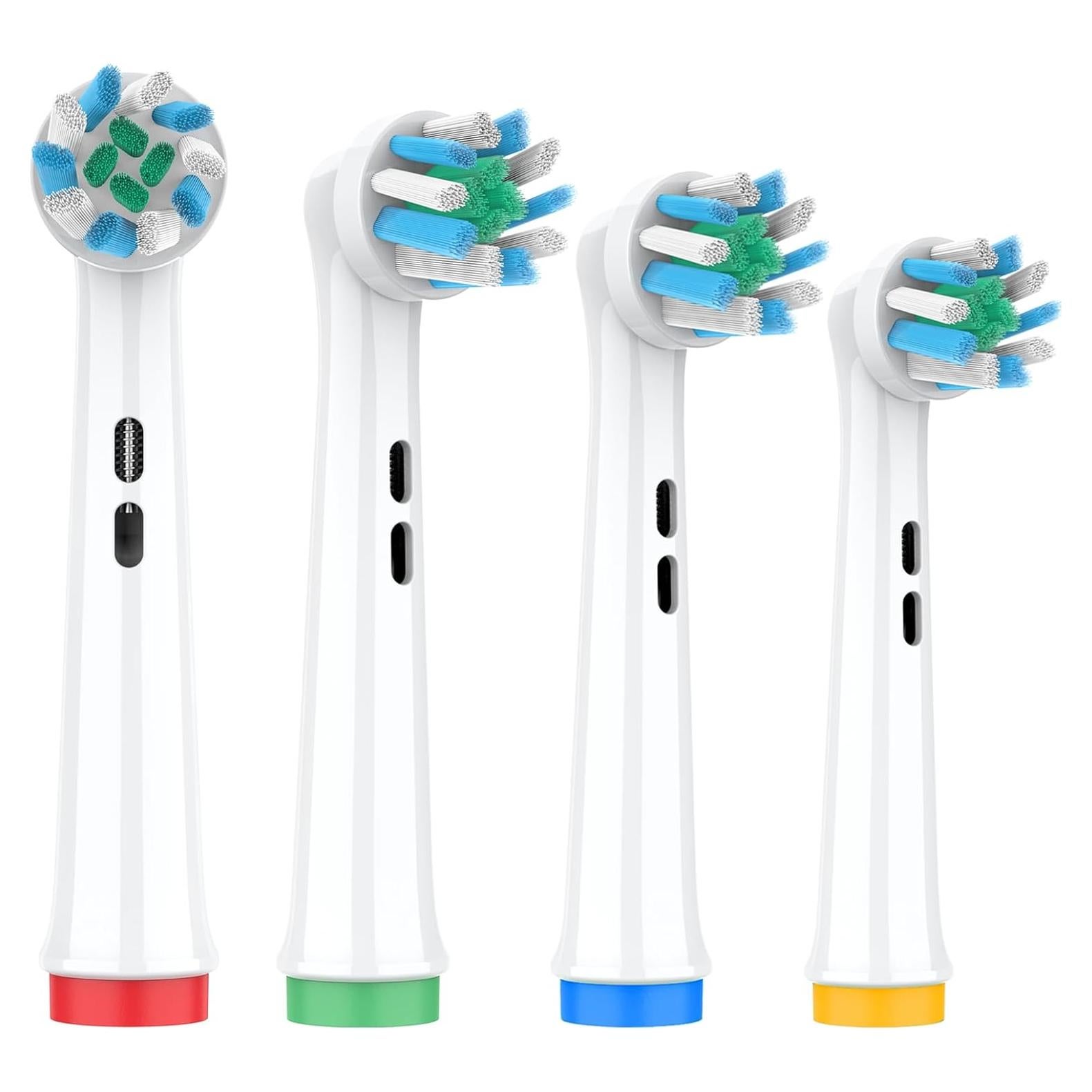 Cabezas de Repuesto Caslynor para Oral B Pro 100/500/1000 - 4 Unidades