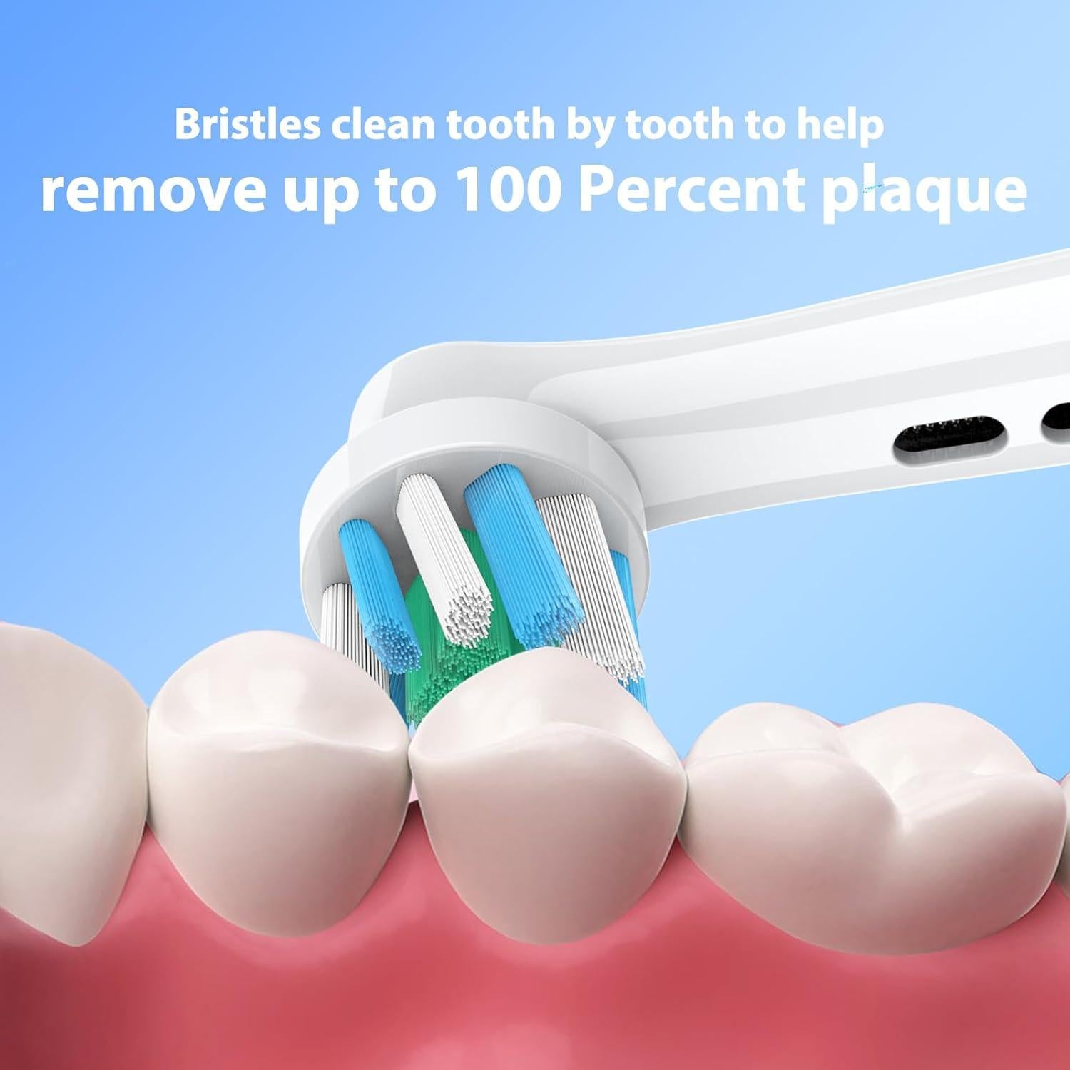 Cabezas de Repuesto Caslynor para Oral B Pro 100/500/1000 - 4 Unidades