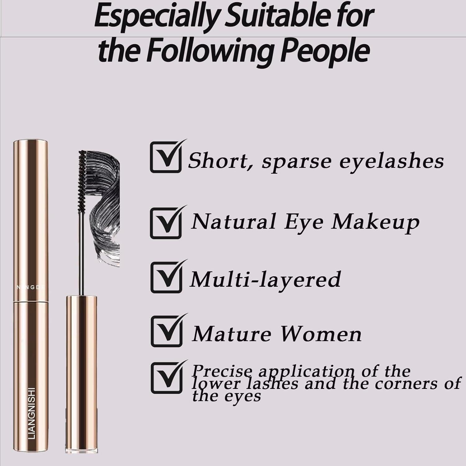 Máscara Voluminizadora Okerker para Pestañas Cortas 9g