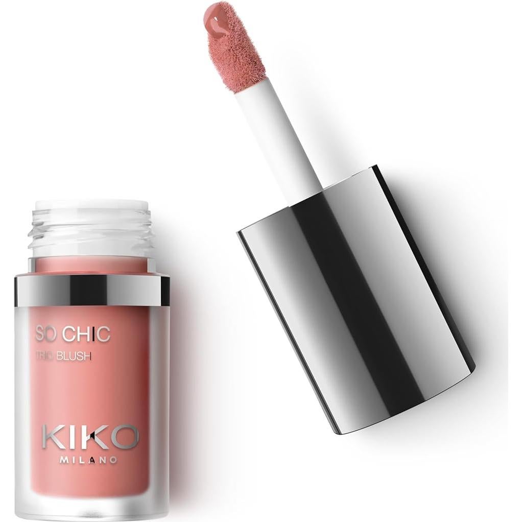 Rubor 3-en-1 KIKO Milano So Chic Trio 01 - Multiusos