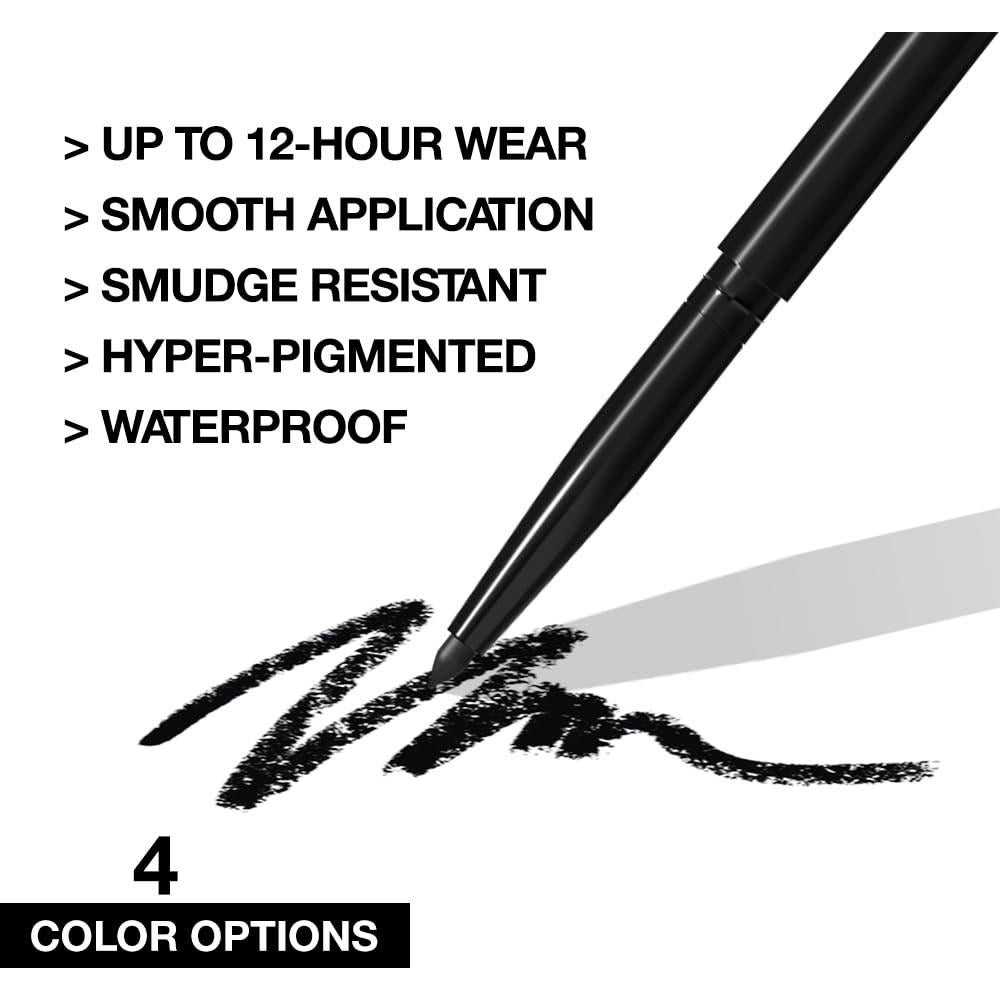 Delineador de Ojos en Gel Evpct Negro a Prueba de Agua 1Pcs