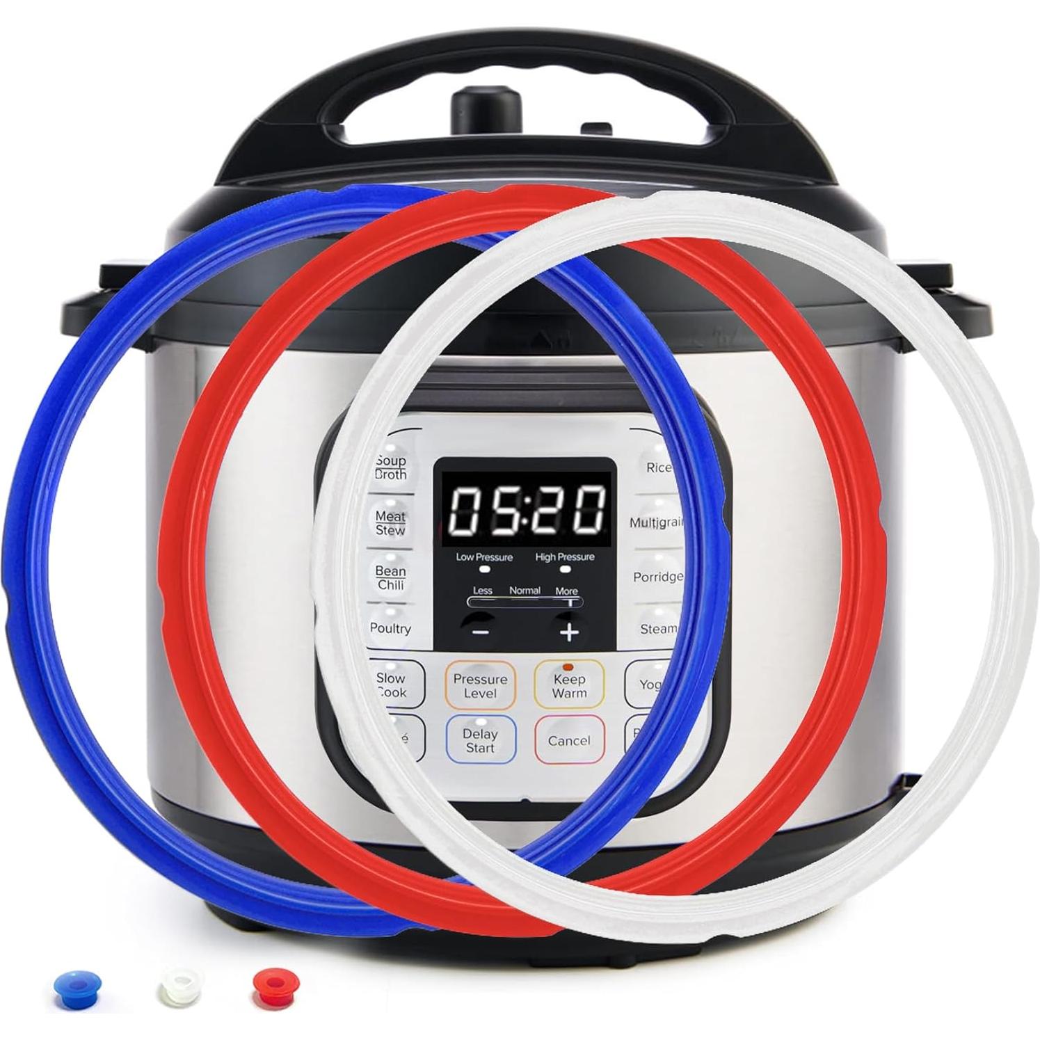 Paquete de 3 Anillos de Sellado para Instant Pot 3 Qt