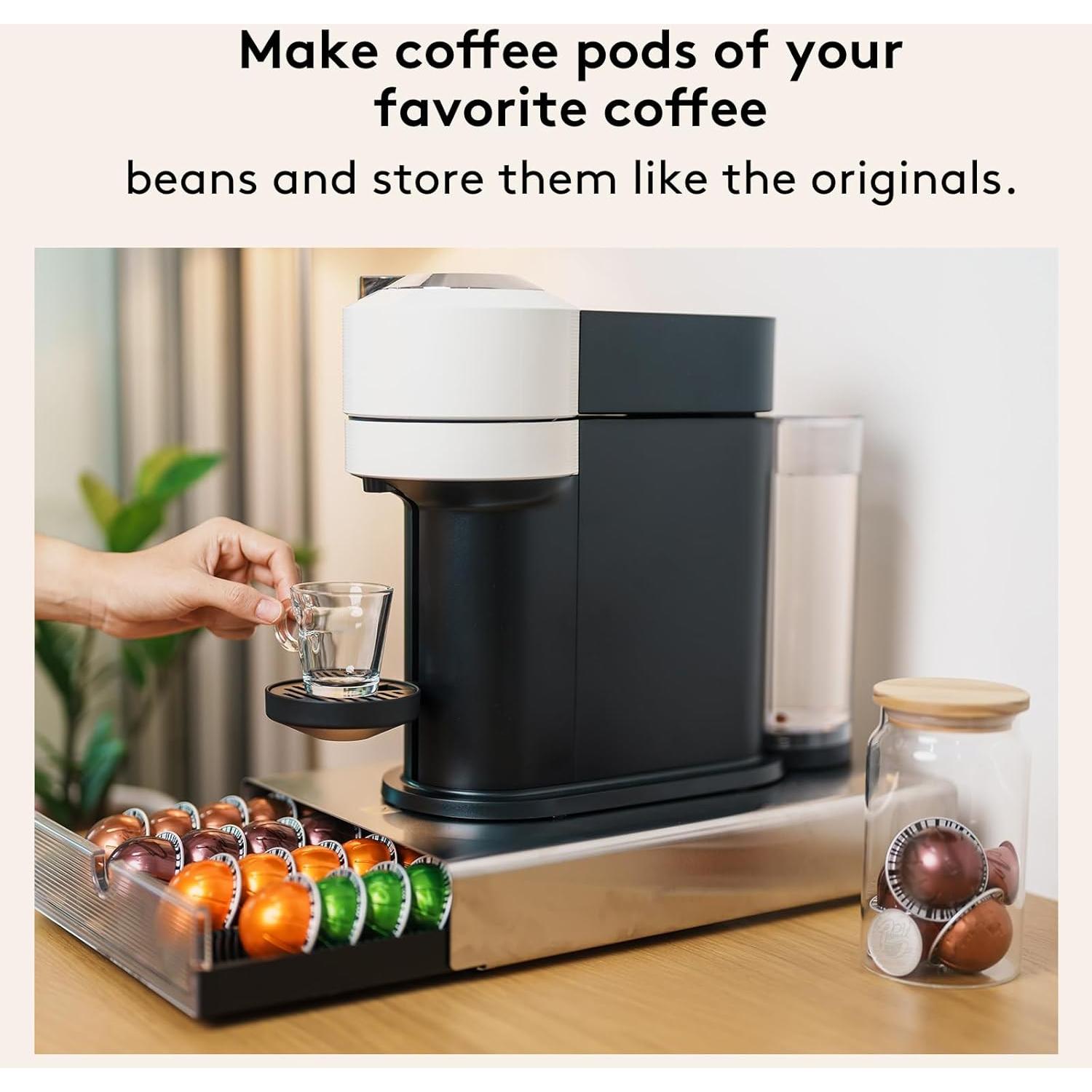 Kit de Cápsulas Reutilizables Foboull para Nespresso Vertuo 49 Piezas