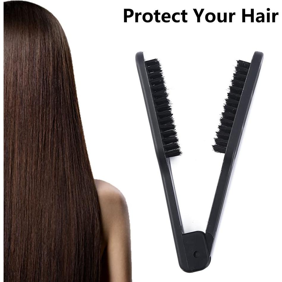 Cepillo Alisador Doble Cara JIANWEI Negro 23x4cm 140g