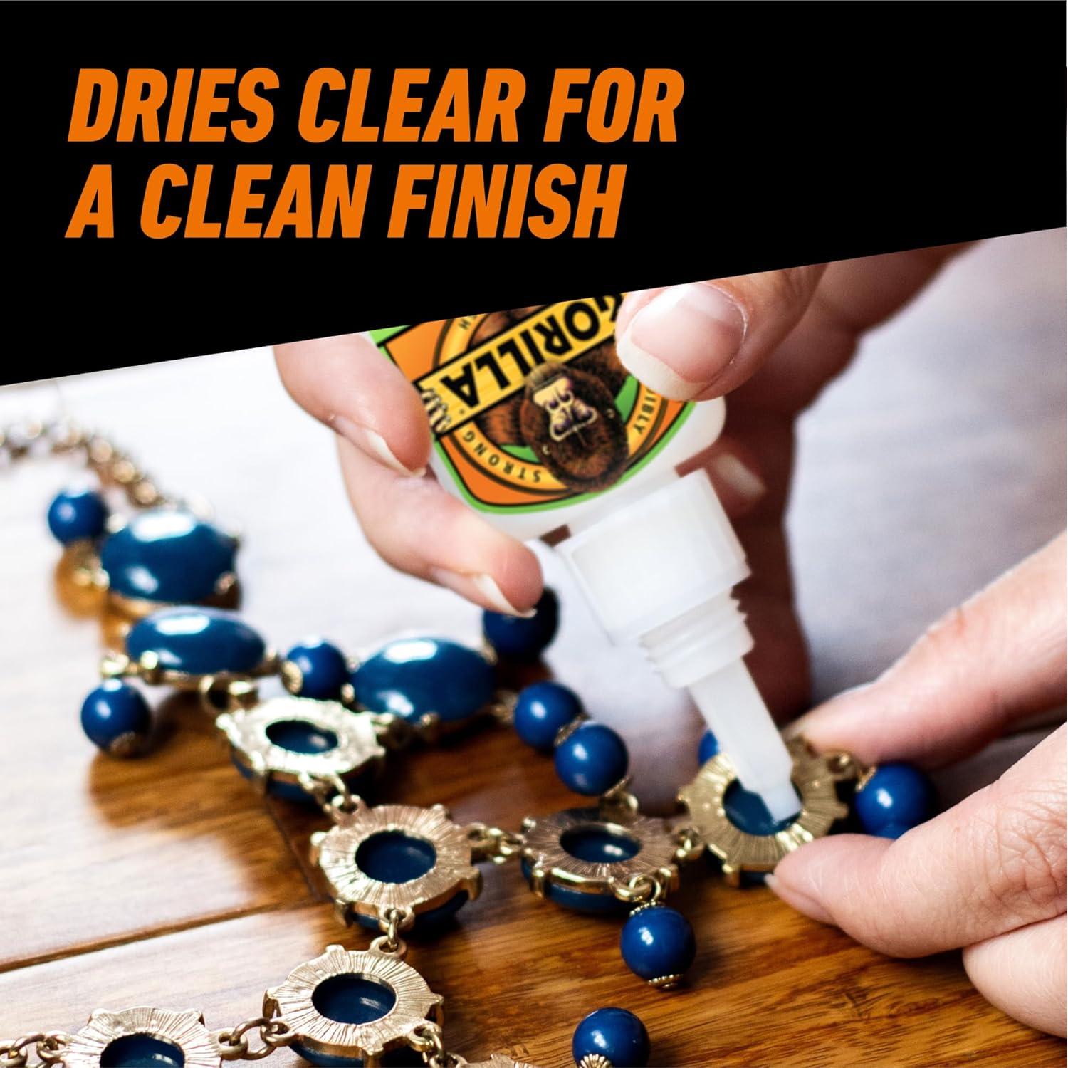 Gorilla Super Glue Gel 25g - Pegamento Transparente Multiusos