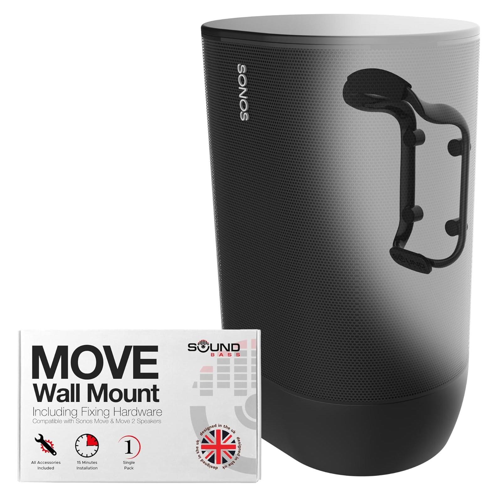 Soporte de Pared Soundbass para Altavoz Sonos Move 1 y 2