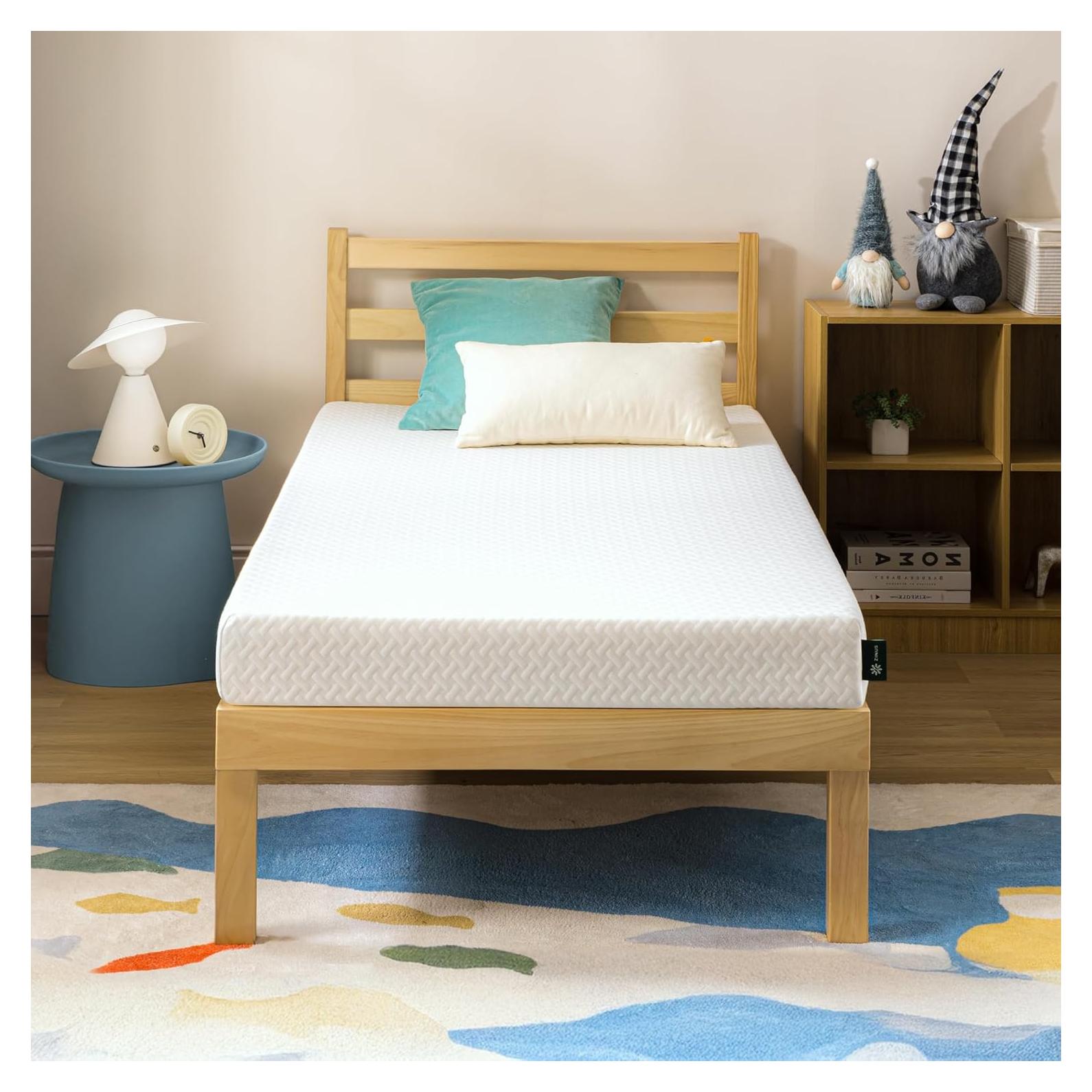 Colchón ZINUS Espuma Viscoelástica 12.7 cm Individual Enfriamiento