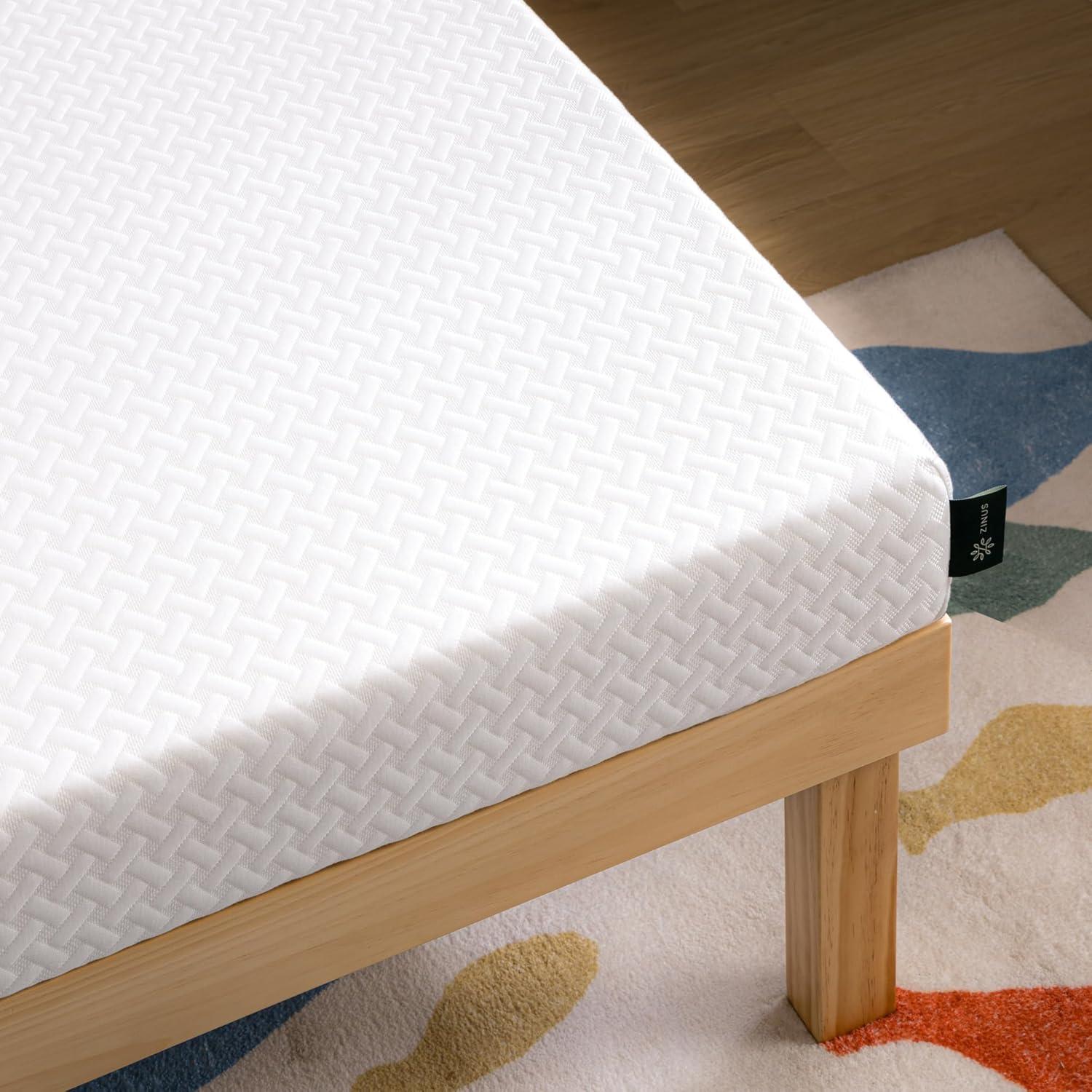 Colchón ZINUS Espuma Viscoelástica 12.7 cm Individual Enfriamiento