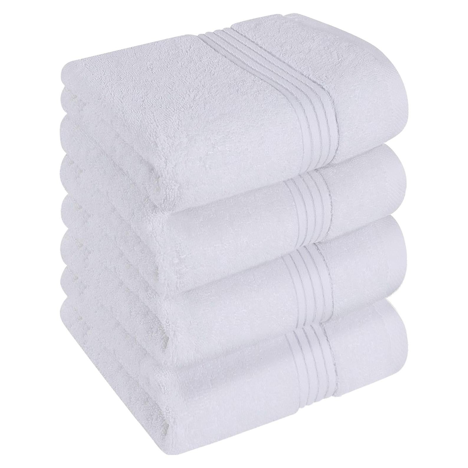 Toallas de Mano Utopia Set de 4, 100% Algodón Peinado, 40x71cm