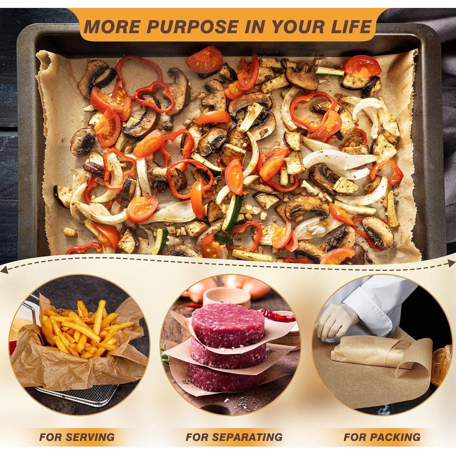 Papel de Parchment Antiadherente Hiware 30.48 cm x 73.15 m