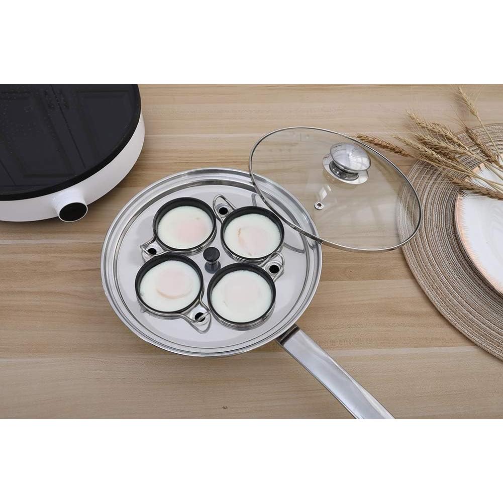 Sartén Escalfadora RUNZI con 4 Tazas Antiadherentes 75ml