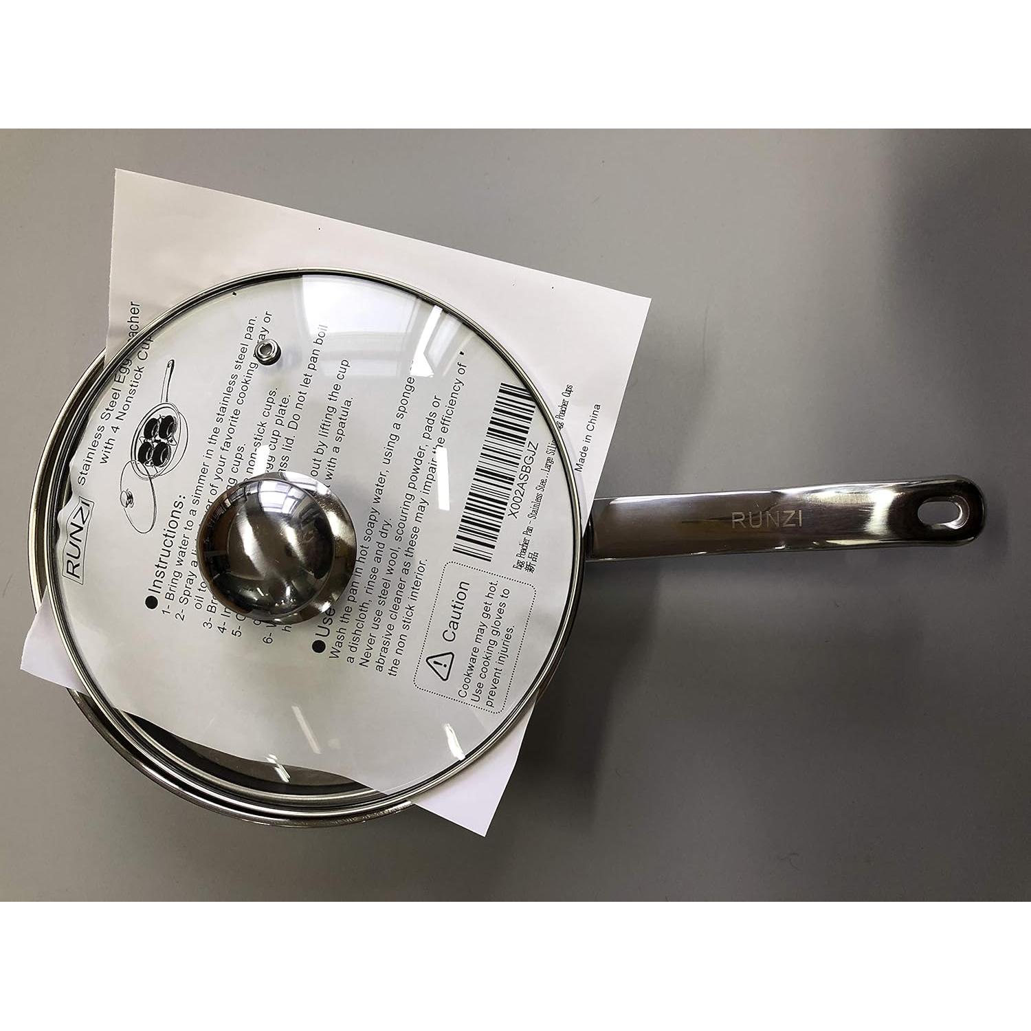 Sartén Escalfadora RUNZI con 4 Tazas Antiadherentes 75ml