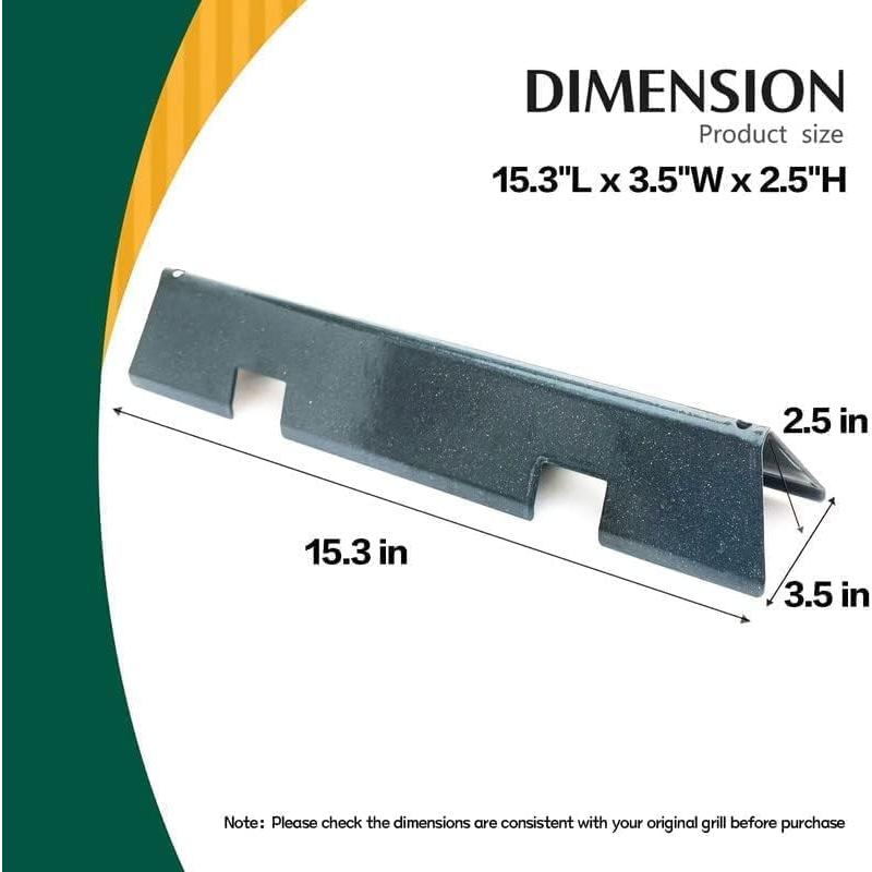 Barras Saborizadoras GOKOTASA para Parrilla Weber Spirit II 3 Piezas