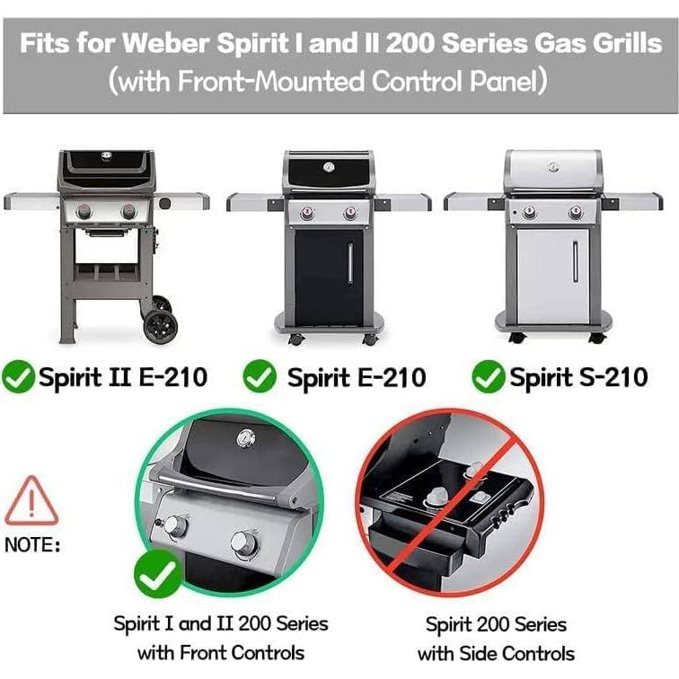 Barras Saborizadoras GOKOTASA para Parrilla Weber Spirit II 3 Piezas