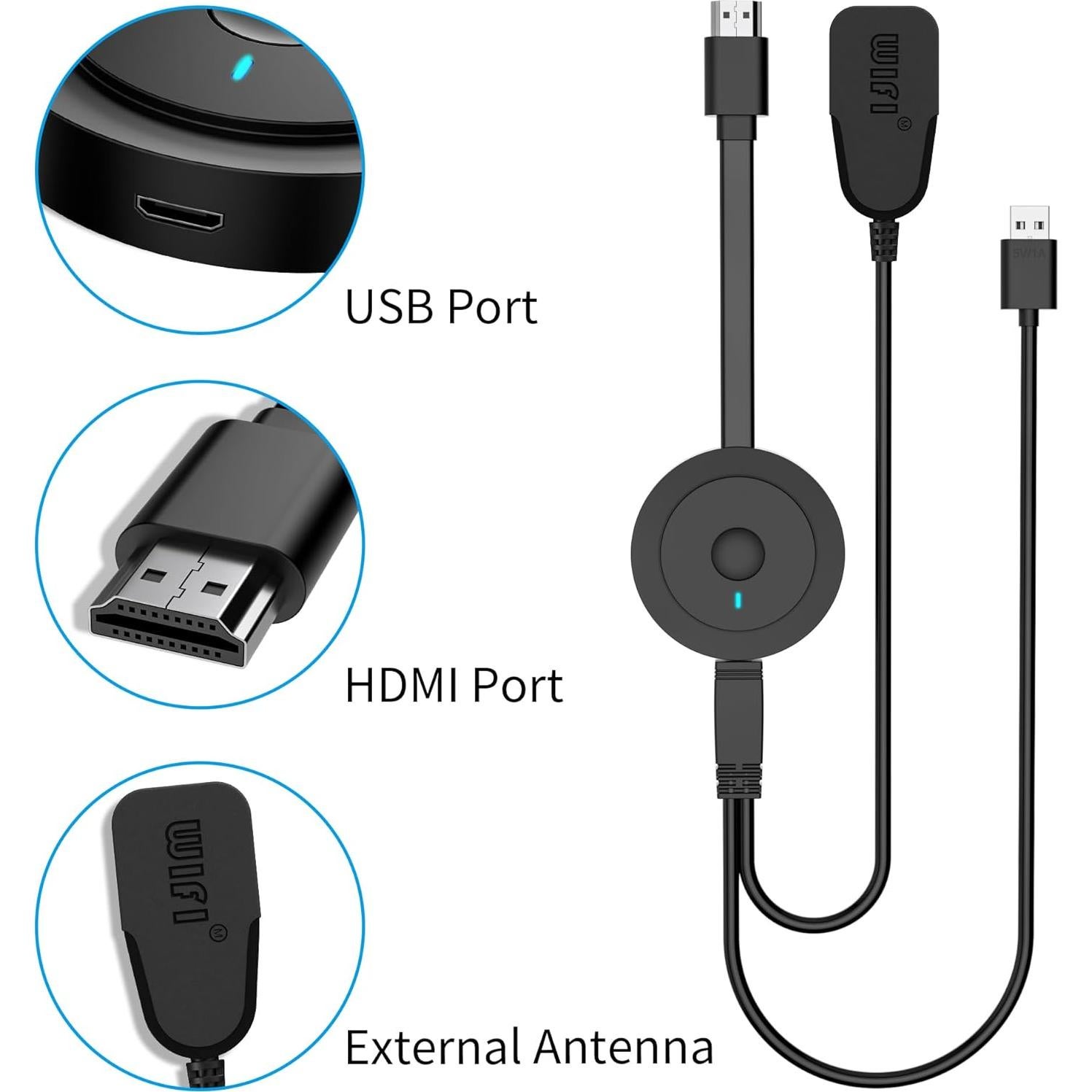 Adaptador HDMI Inalámbrico 4K DARLYOR - Proyector y TV