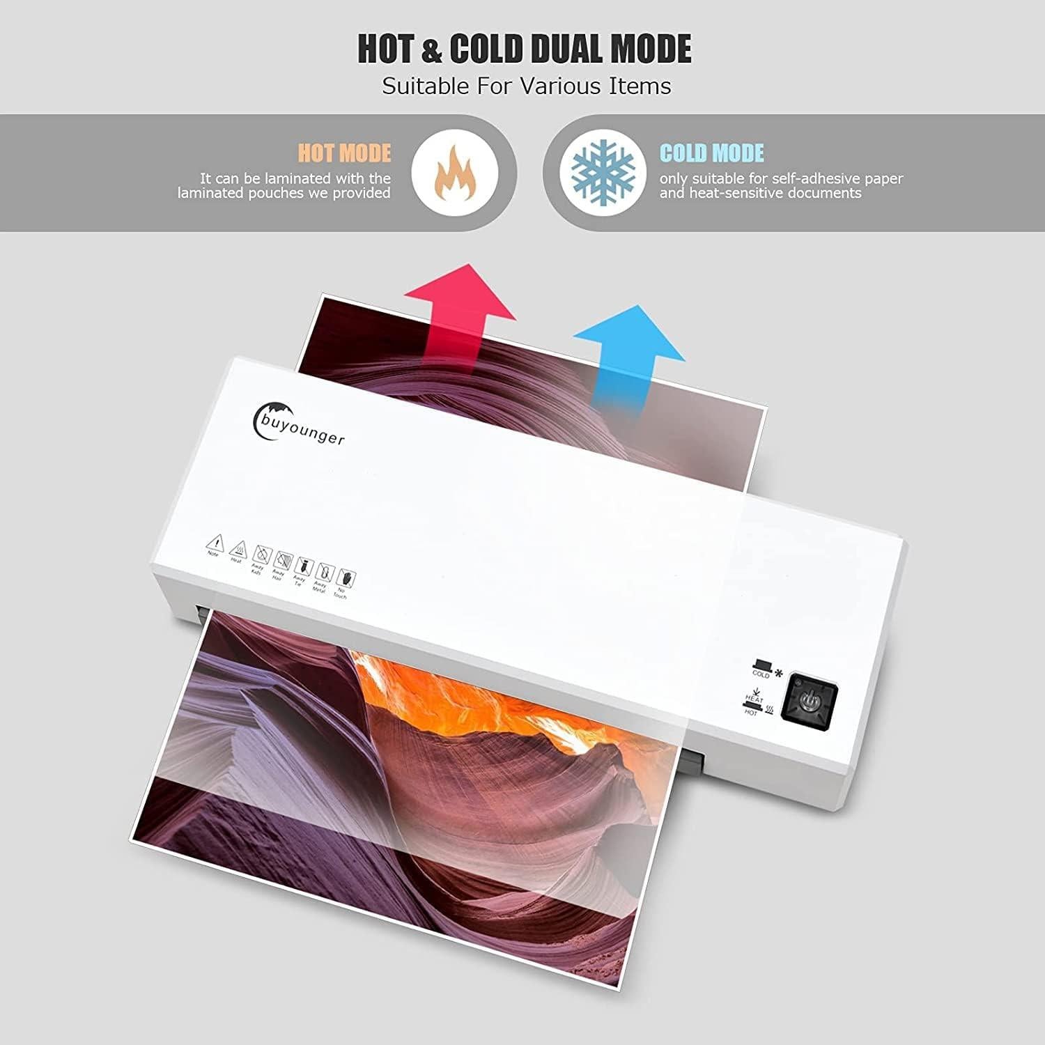 Laminadora A4 Buyounger SL266 4 en 1 con 40 Hojas