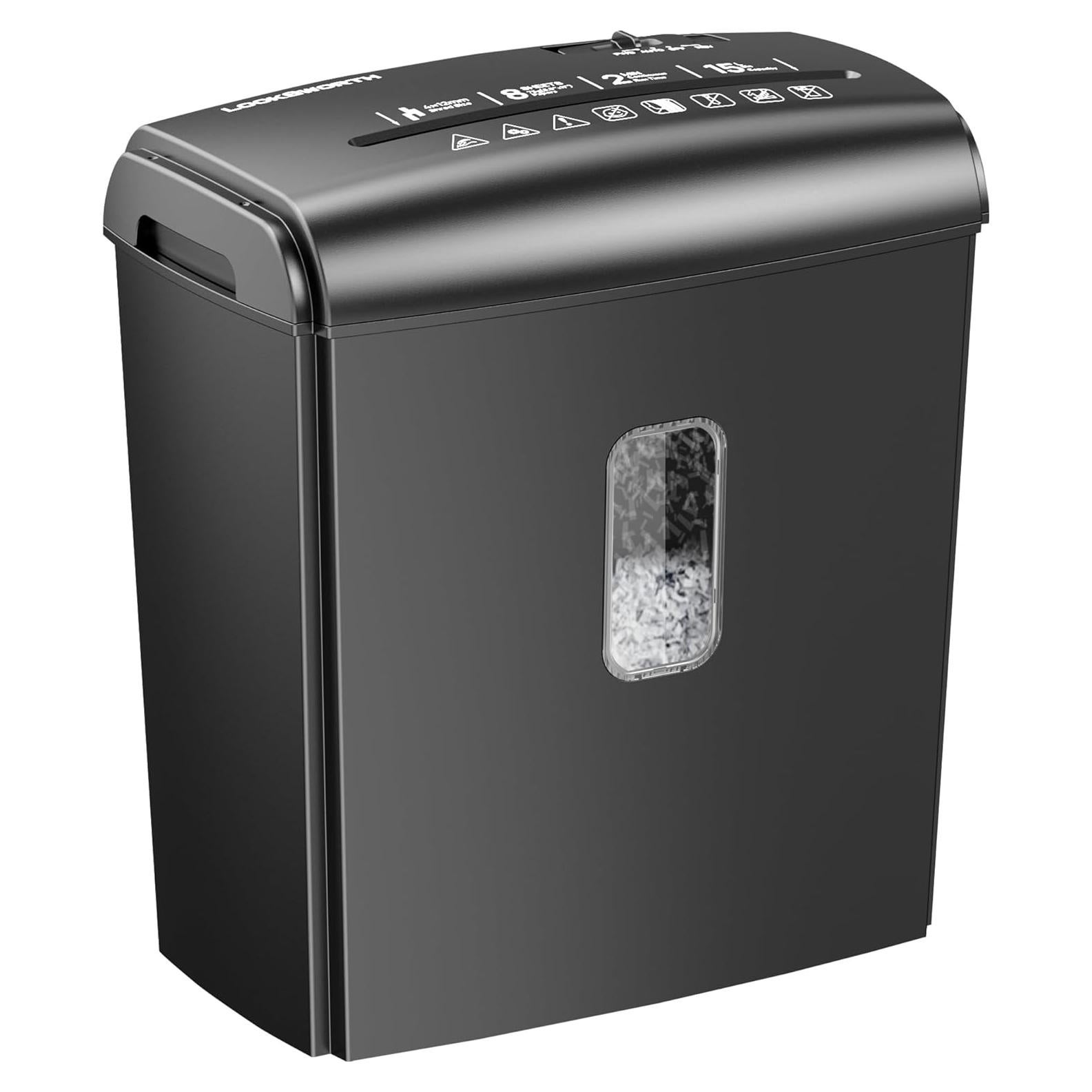 Desgarrador de papel micro corte Locksworth AZ1687 8 hojas P-4