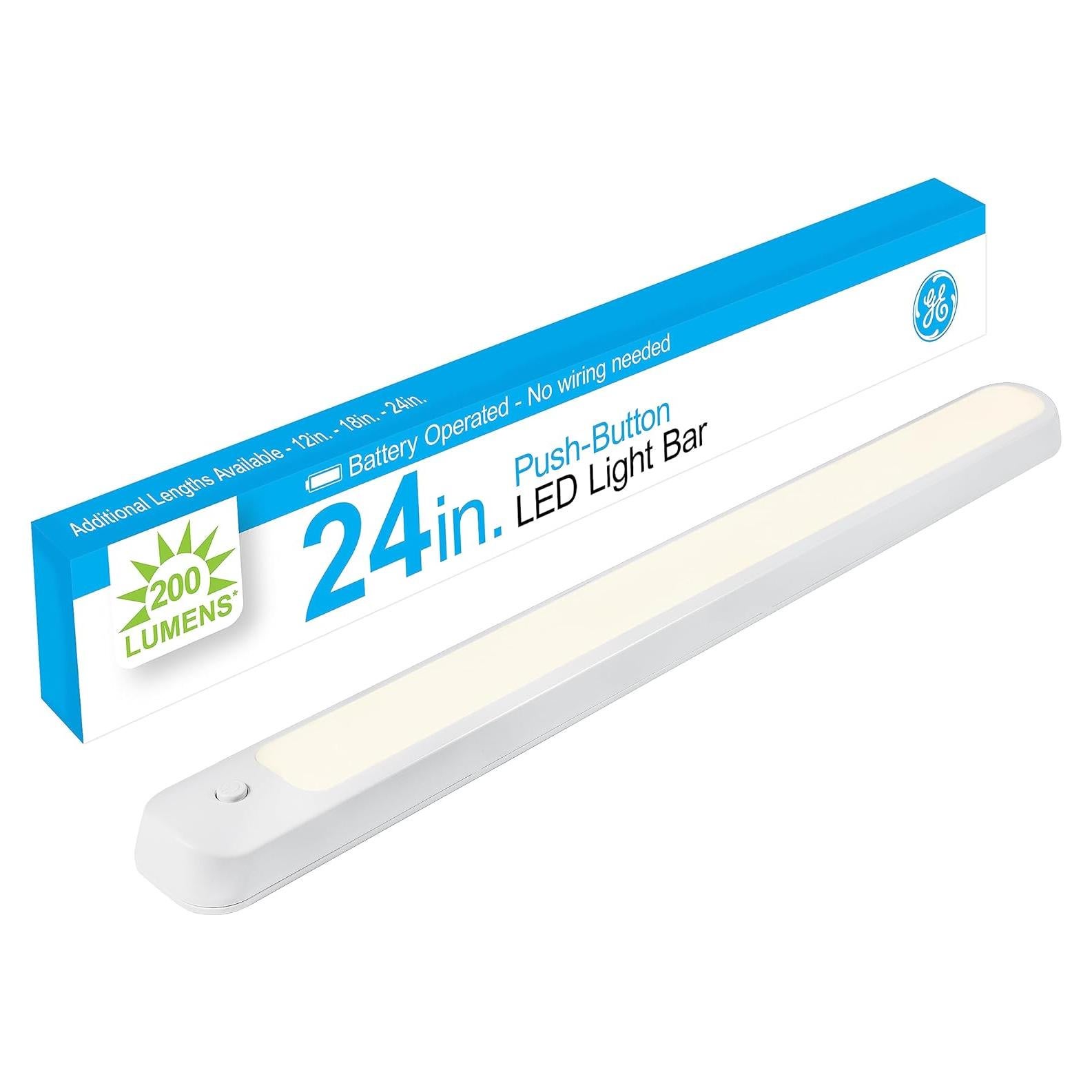 Luz Bajo Gabinete GE 60.96 cm Inalámbrica LED 200 Lúmenes