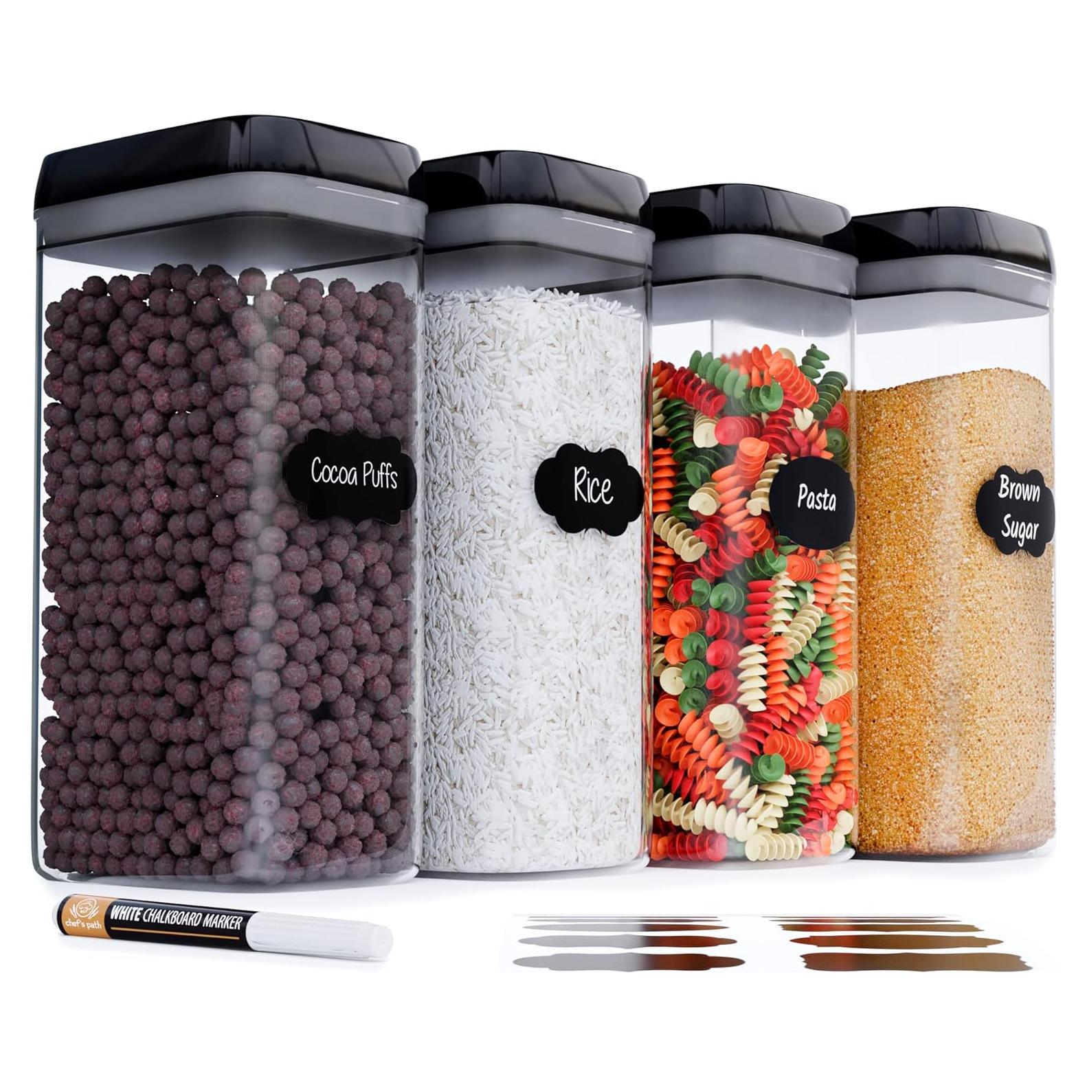 Cajas de Almacenamiento de Alimentos Chef's Path 4pcs 3.2L