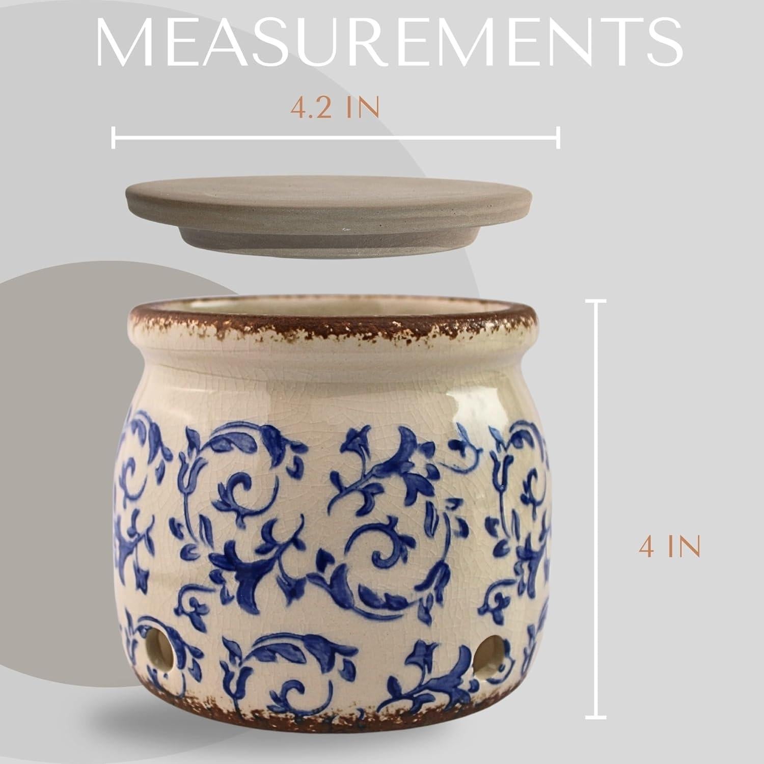 Contenedor de Ajo Okavango de Cerámica Marfil 473ml