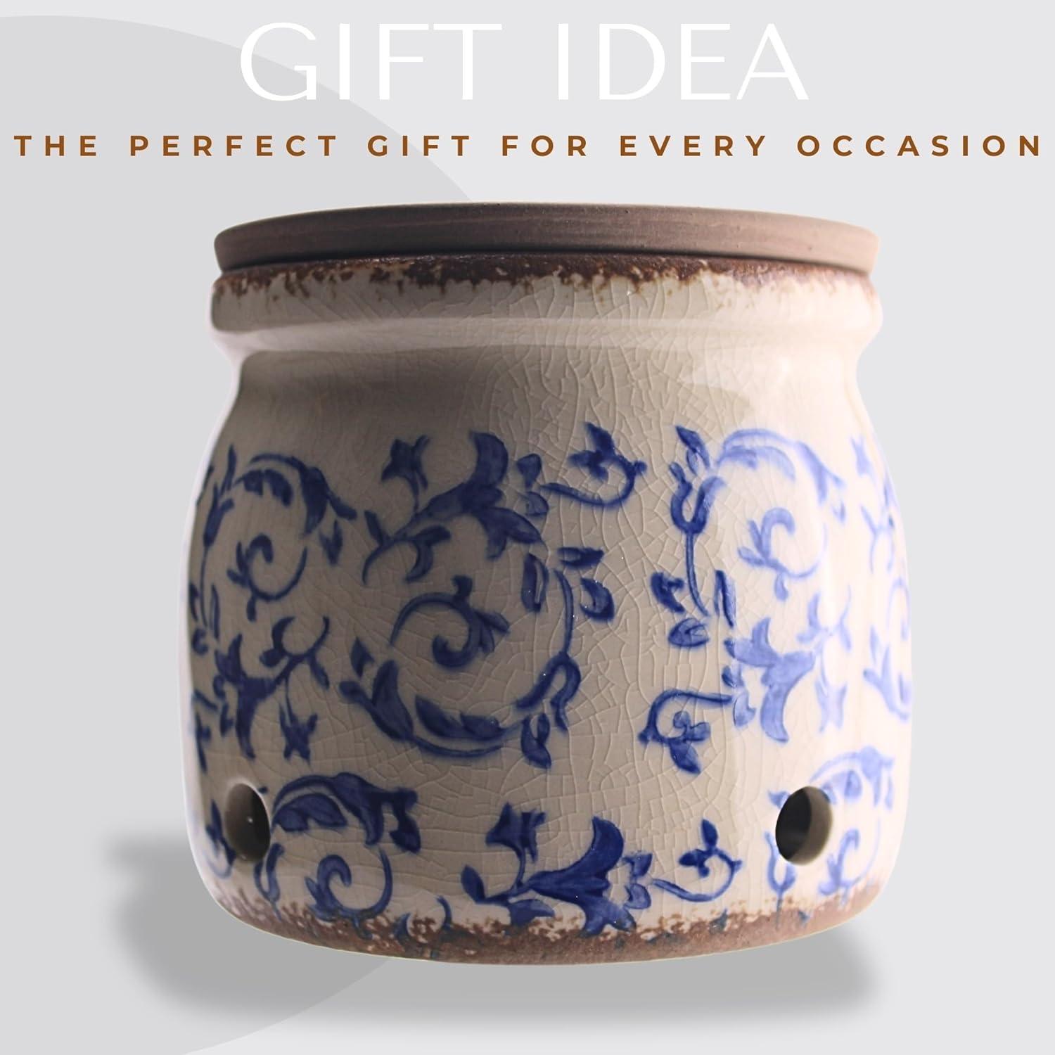 Contenedor de Ajo Okavango de Cerámica Marfil 473ml