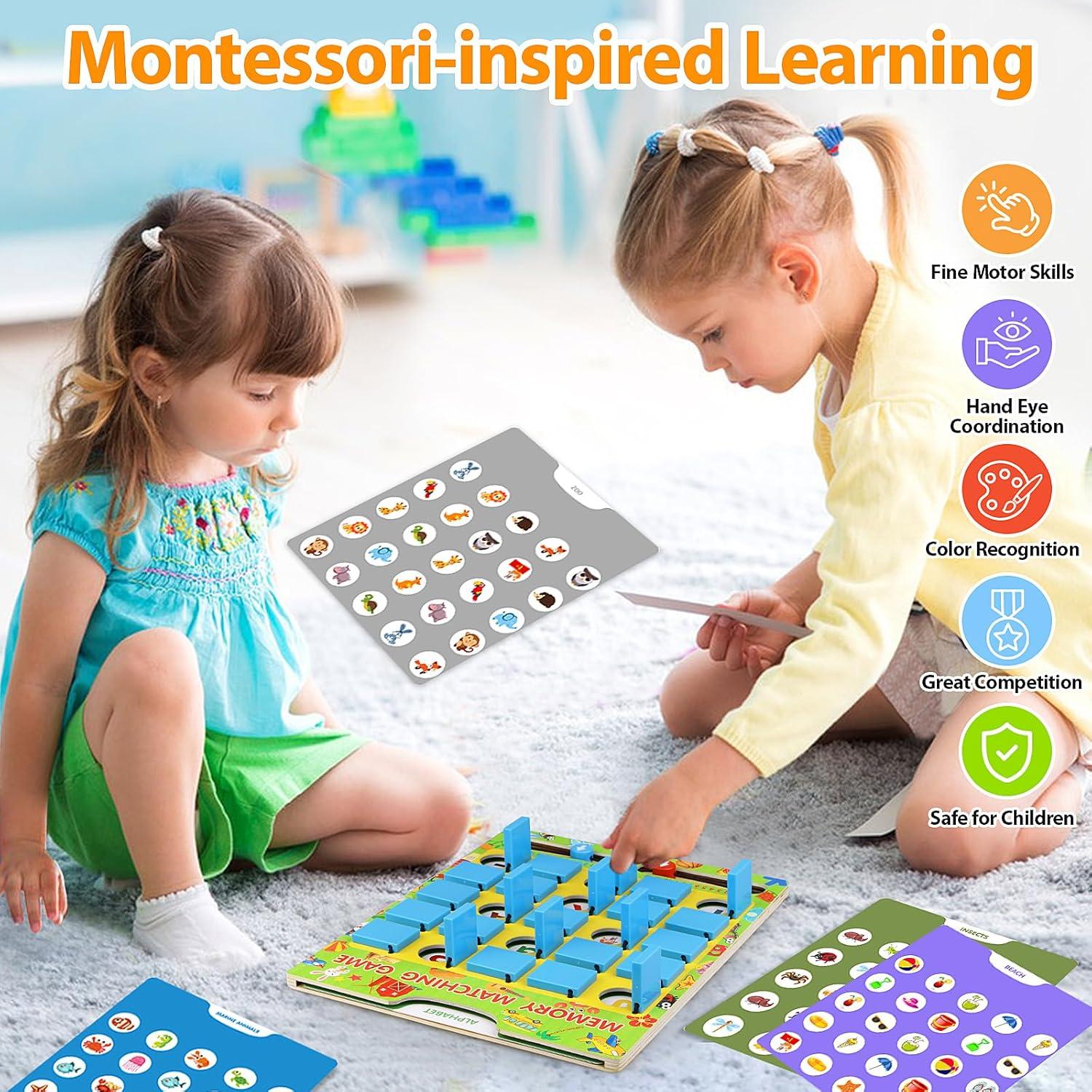 Juego de Memoria Infantil Vinlon 21x26.4cm para Viajes