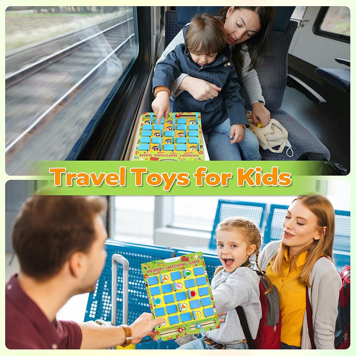 Juego de Memoria Infantil Vinlon 21x26.4cm para Viajes