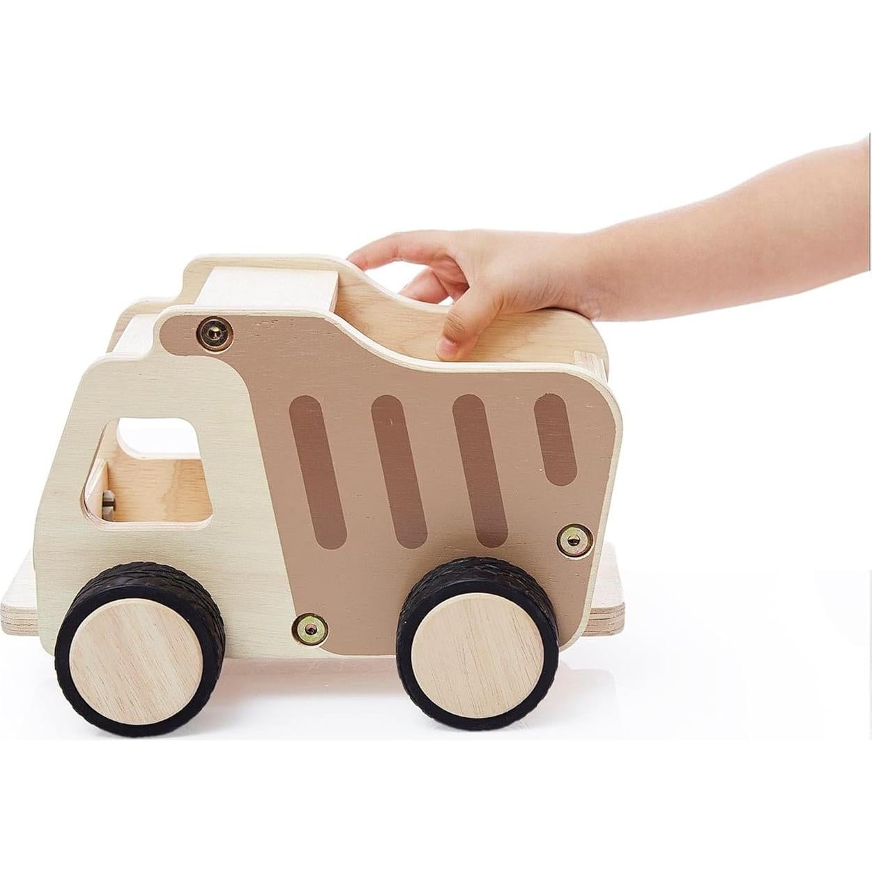 Camión Volquete de Madera Guidecraft - Juguete Educativo 17.78x24.13cm