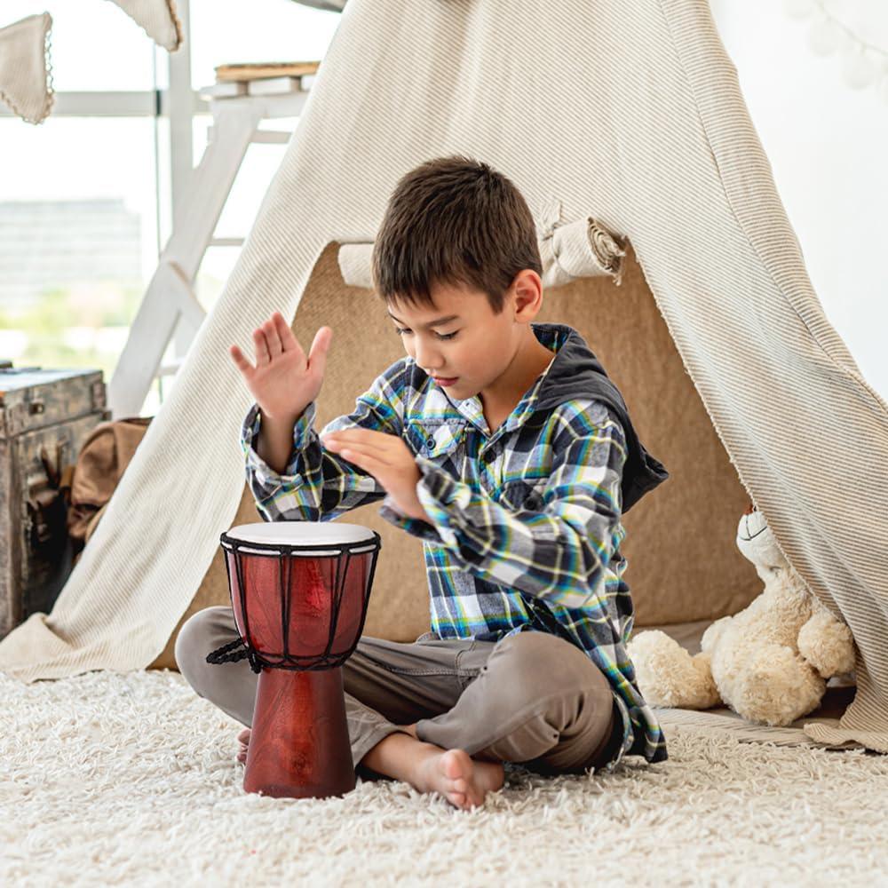 Tambor Miniatura de Madera ArtCreativity 20 cm para Niños