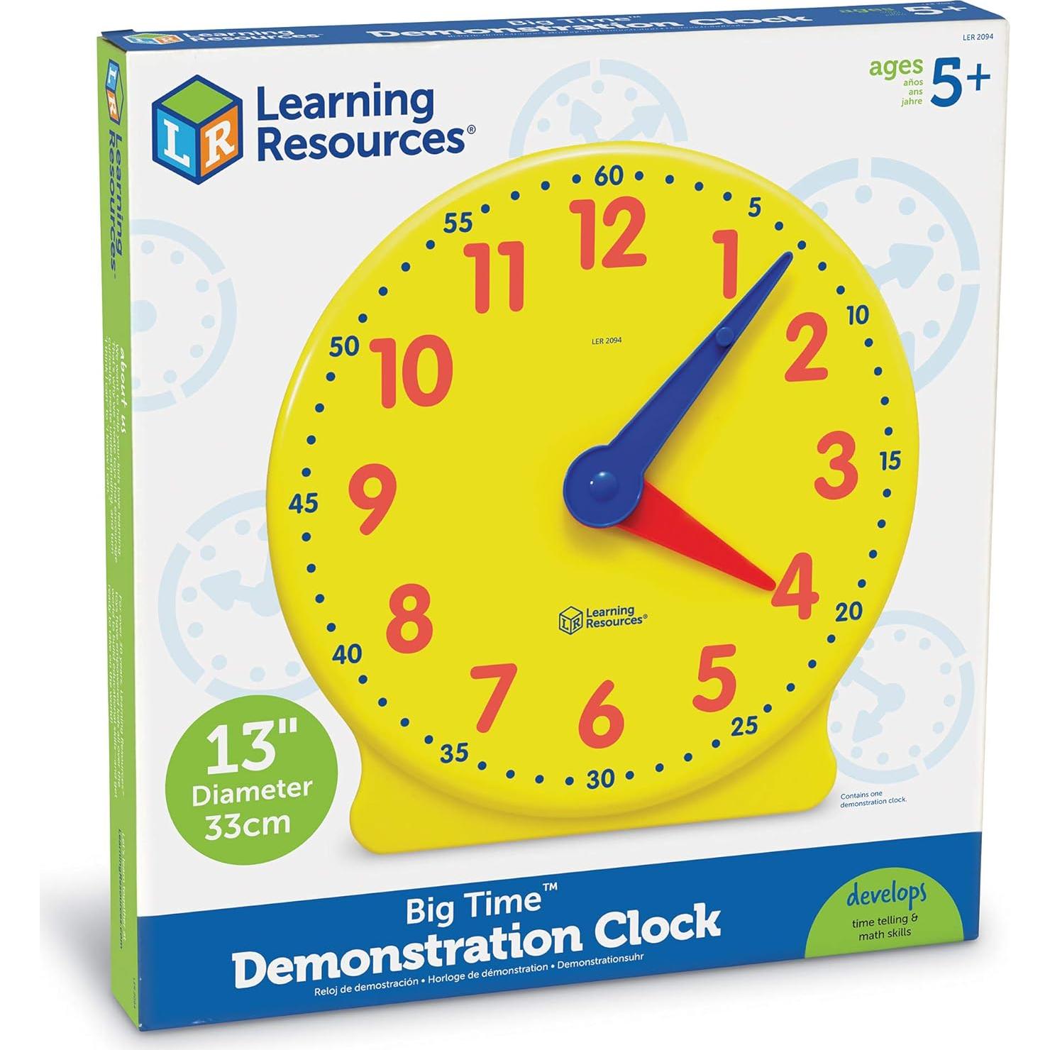 Reloj de Aprendizaje Learning Resources LER2094 36x33 cm