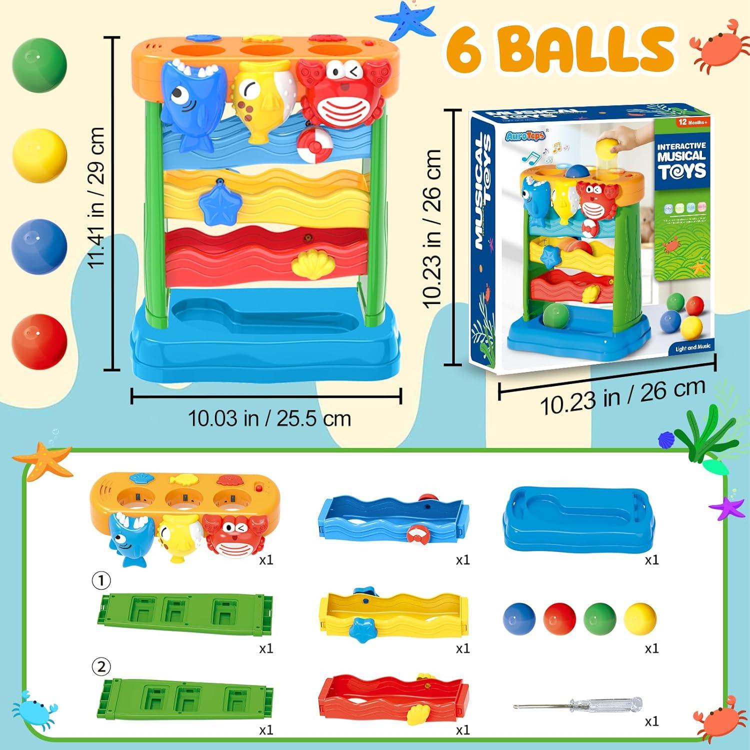 Juguete Musical Interactivo AuroTops para Niños 1-2 Años