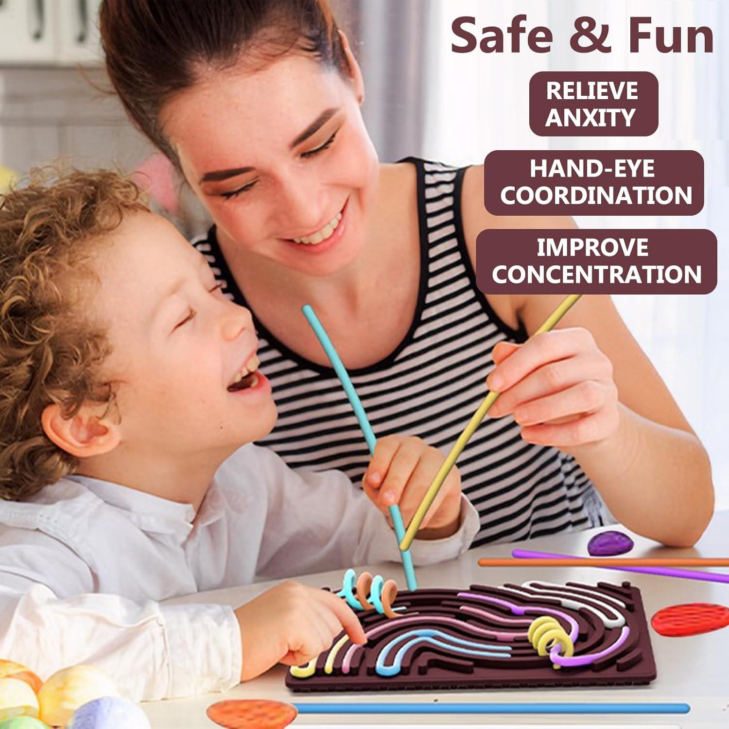 Tablero Sensorial de Silicona FUN TACTILE con 6 Piedras Texturizadas