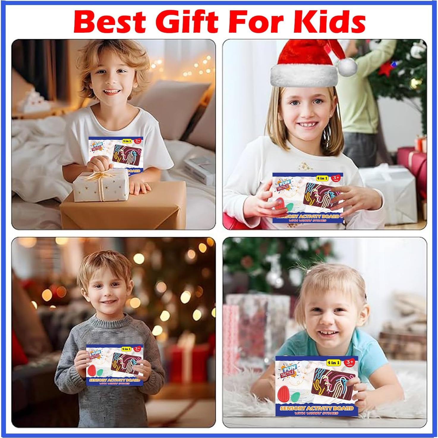 Tablero Sensorial de Silicona FUN TACTILE con 6 Piedras Texturizadas