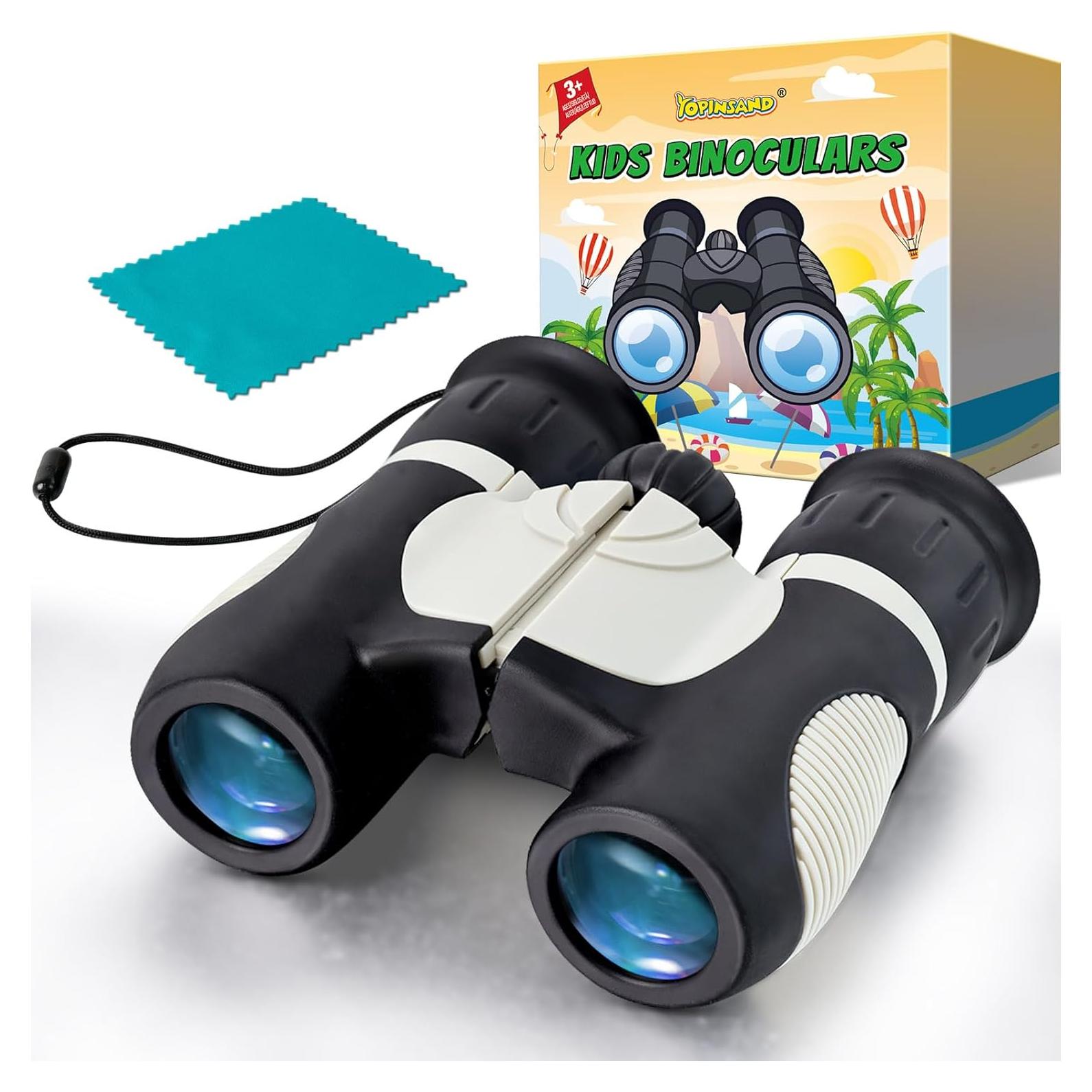 Binoculares para Niños YOPINSAND 4x30mm Ligero y Compacto