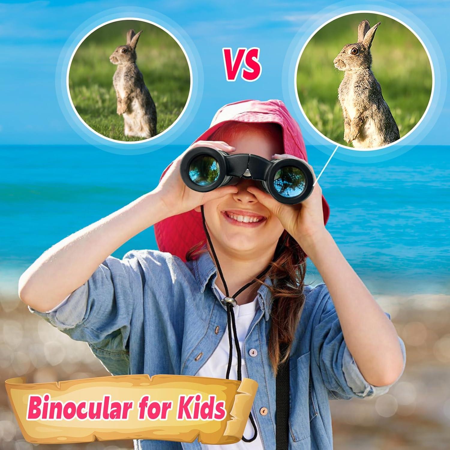 Binoculares para Niños YOPINSAND 4x30mm Ligero y Compacto