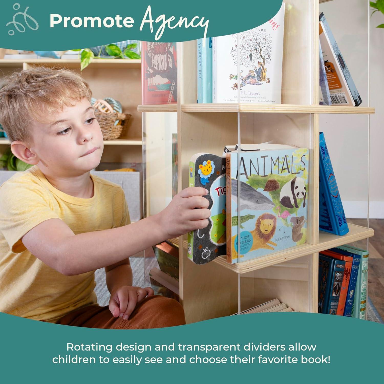 Estantería Rotativa Guidecraft EdQ 3 Niveles Natural