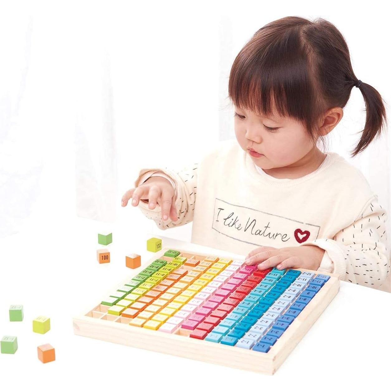 Tabla de Multiplicación de Madera CICITOYWO 20.3x20.3cm