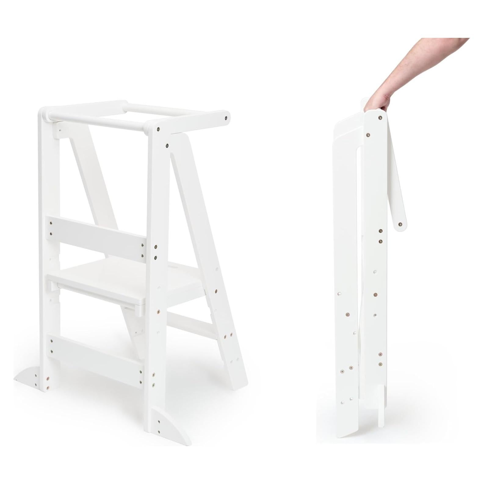 Taburete Plegable para Niños Kieno Kids Blanco 91.4 cm