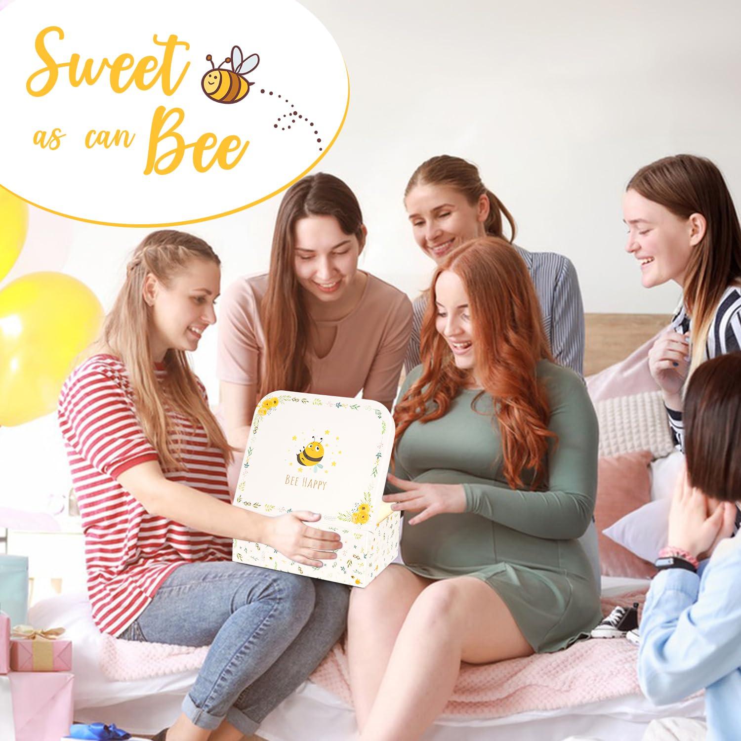 Juego de Regalo para Bebés iAOVUEBY - Canasta Abeja 0-6 Meses