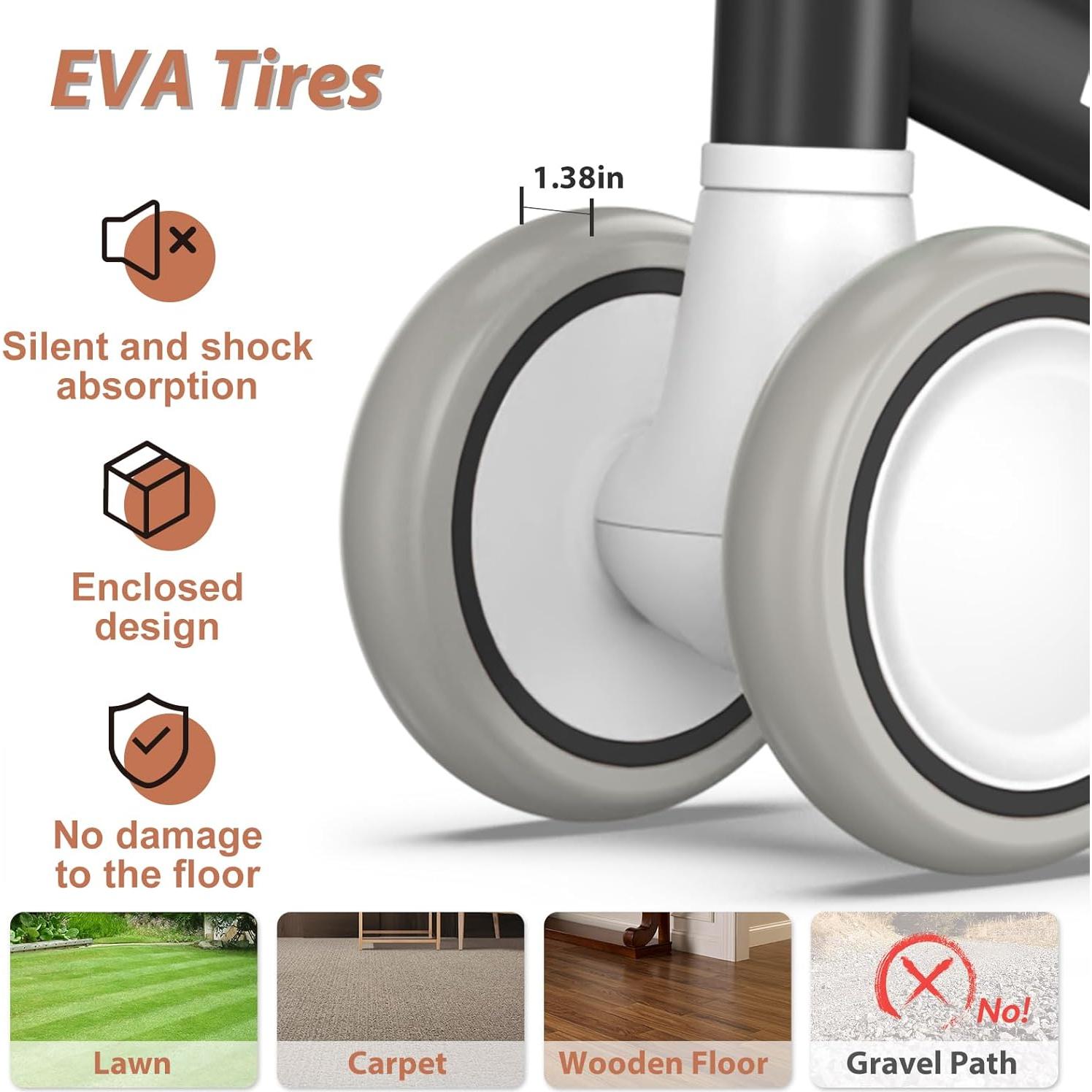 Bicicleta de Equilibrio Liberry Negra para Niños 12-24 Meses