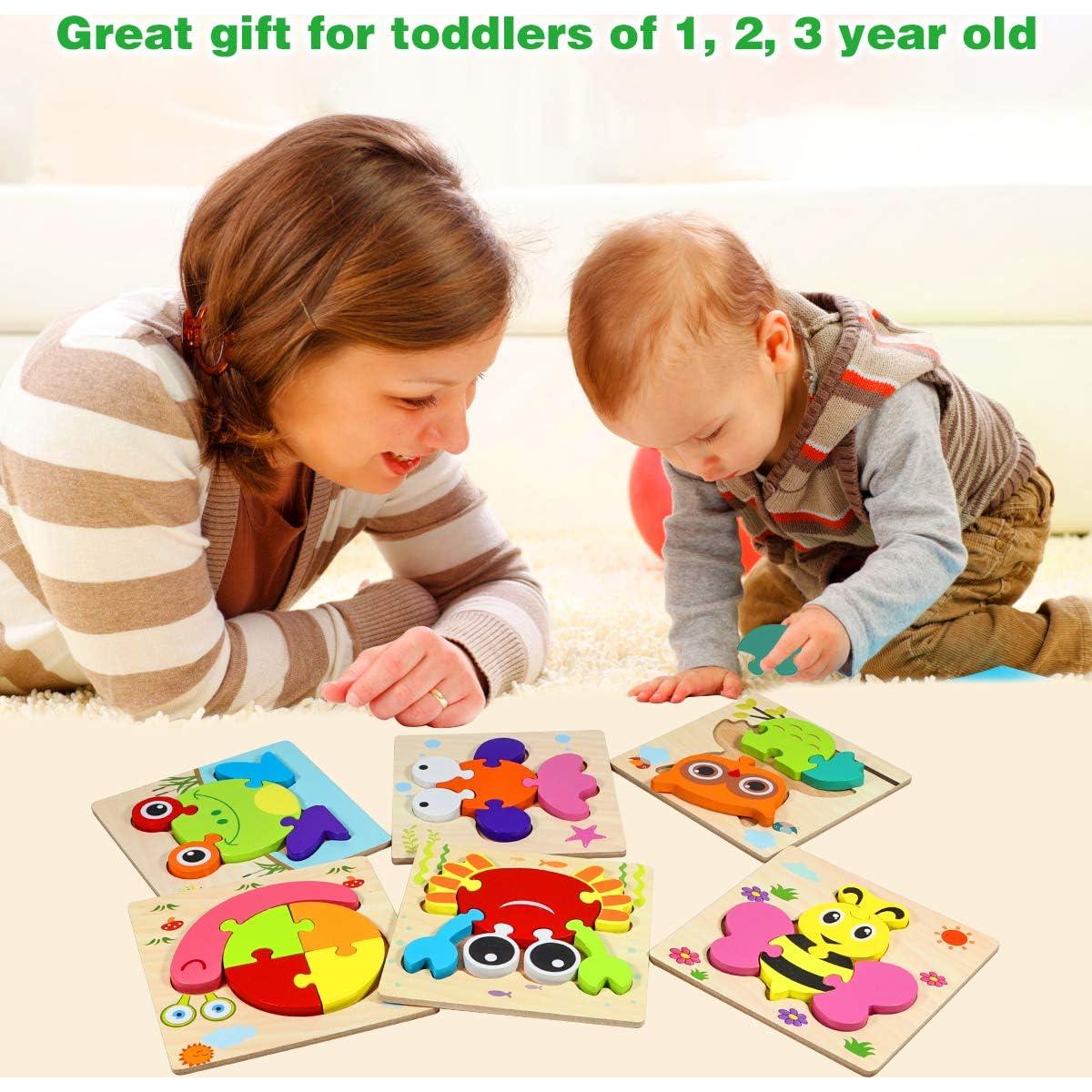 Rompecabezas de Madera Dreampark para Niños 2-4 Años