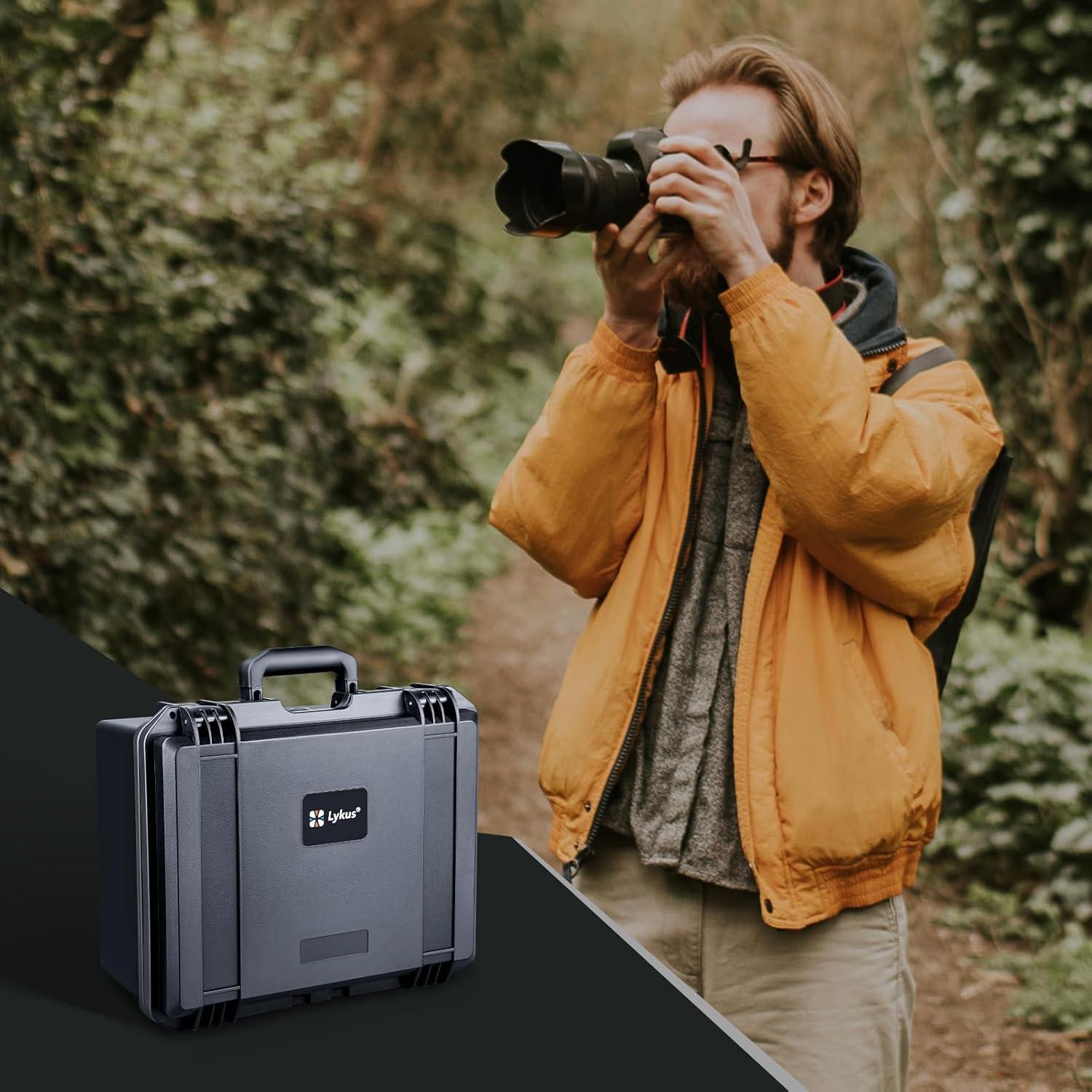 Estuche Duro Impermeable Lykus PVC1 para Cámaras y Drones