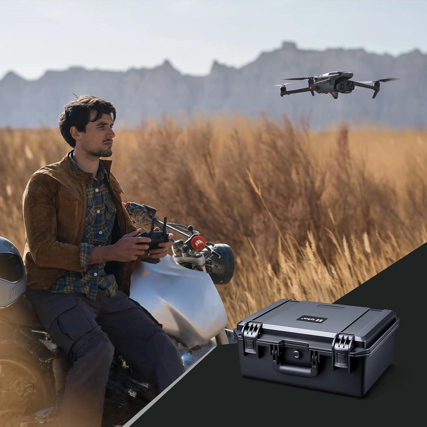 Estuche Duro Impermeable Lykus PVC1 para Cámaras y Drones