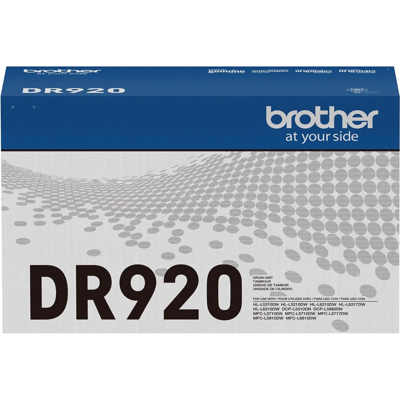 Unidad de tambor Brother DR920 - 45000 páginas - 0.68 kg