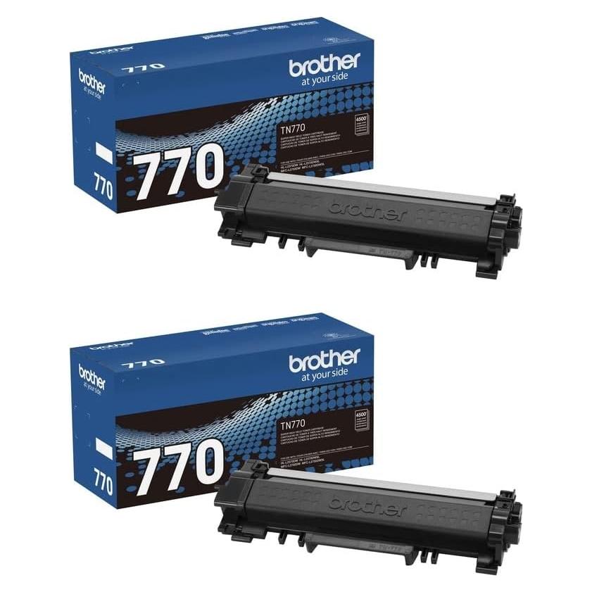 Cartucho de Tóner Negro Brother TN-770 Alta Capacidad 4500 Páginas